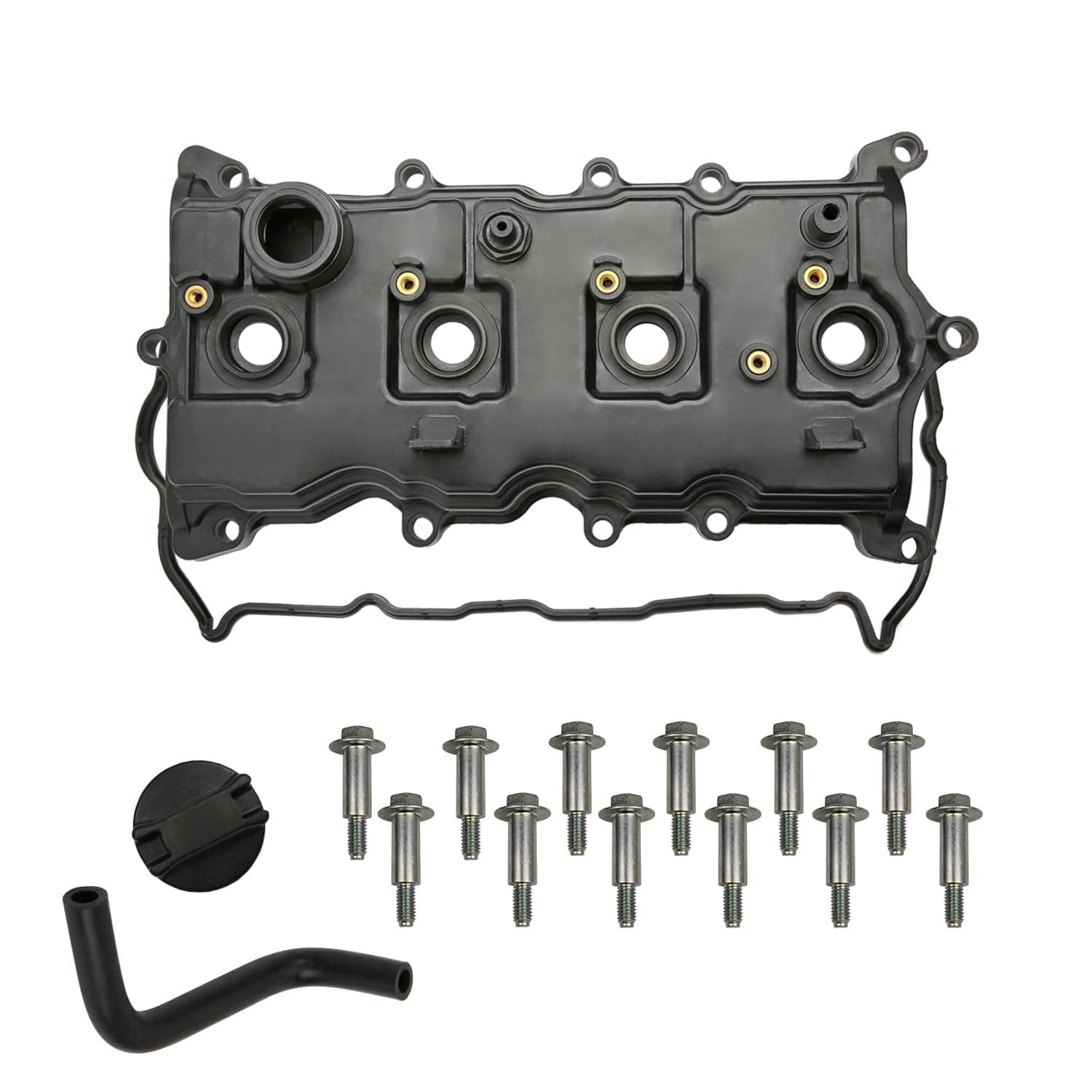 Engine Valve Cover Compatible with 2007-2013 Nissan Altima Sentra SE-R 2.5L Part# 13264-JA00A 13270-JA00A