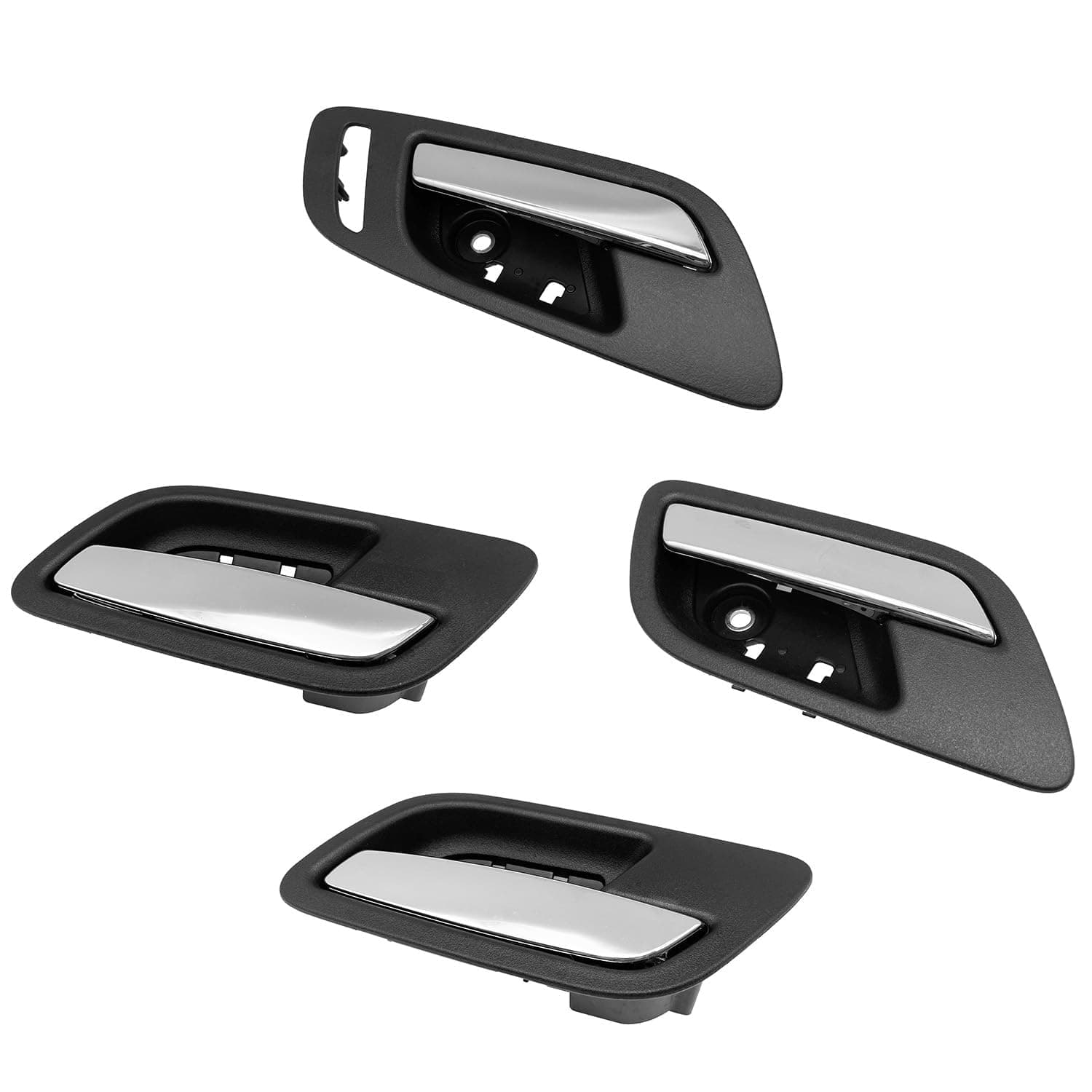 Cheriezing Interior Door Handle Compatible with 2007-2013 Escalade ESV EXT Replace# 15920707 FL, 15920704 FR/RR, 15920683 RL Set of 4