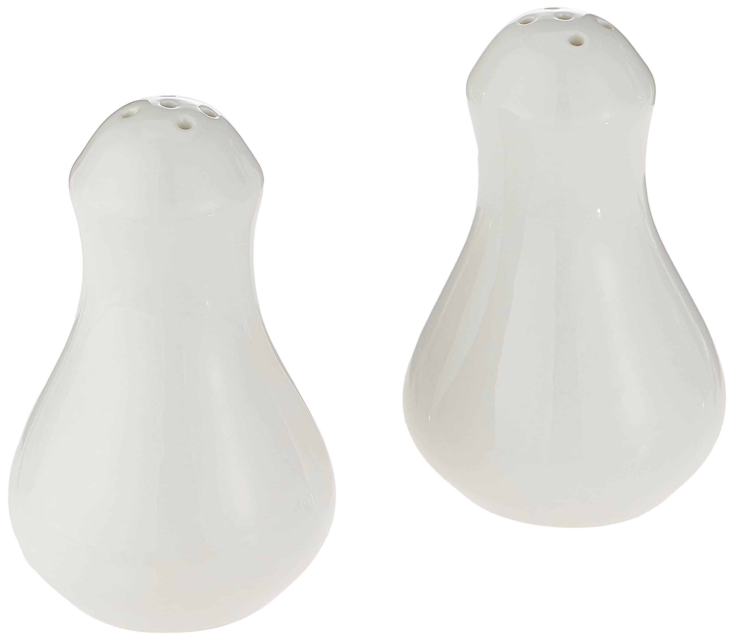 Porcelain Salt and Pepper Set, Ivory