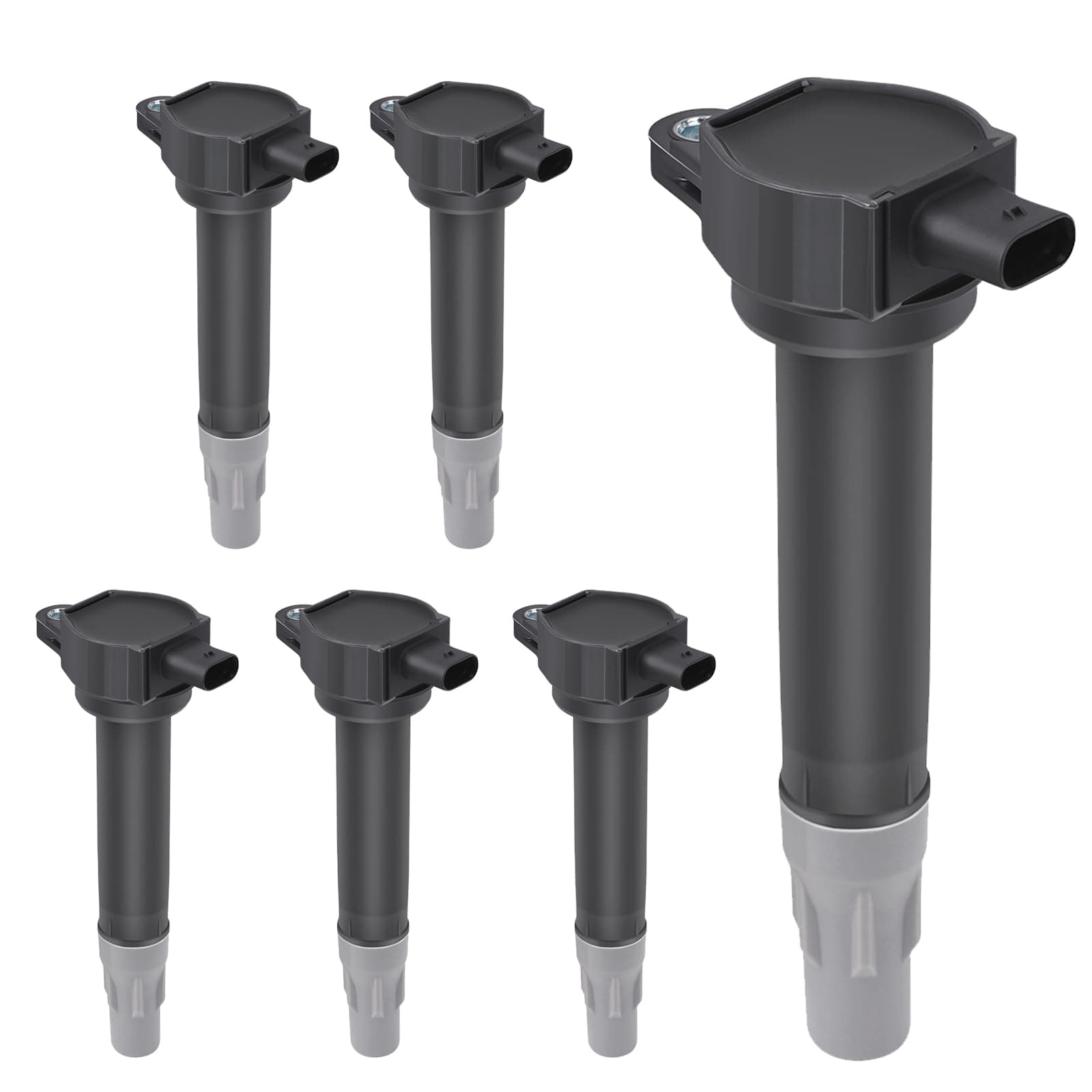 Set of 6 Ignition Coil Pack Compatible with 2006-2010 Dodge Charger Nitro Magnum Grand Caravan & Chrysler 300 Sebring Pacifica Town & Country 2.7L 3.5L 4.0L V6 - Replace# 4606869AA 4606869AB UF502