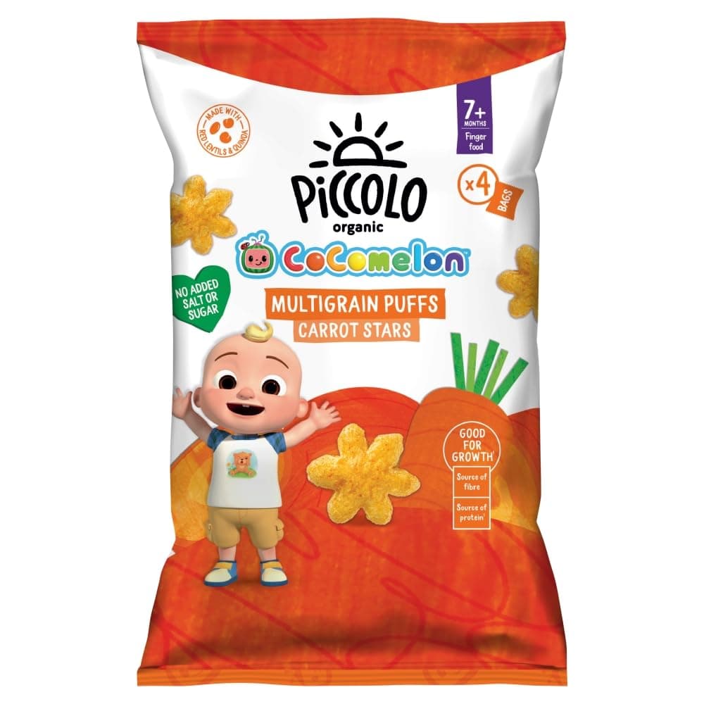 Piccolo Carrot Star Puffs 4 x 15g