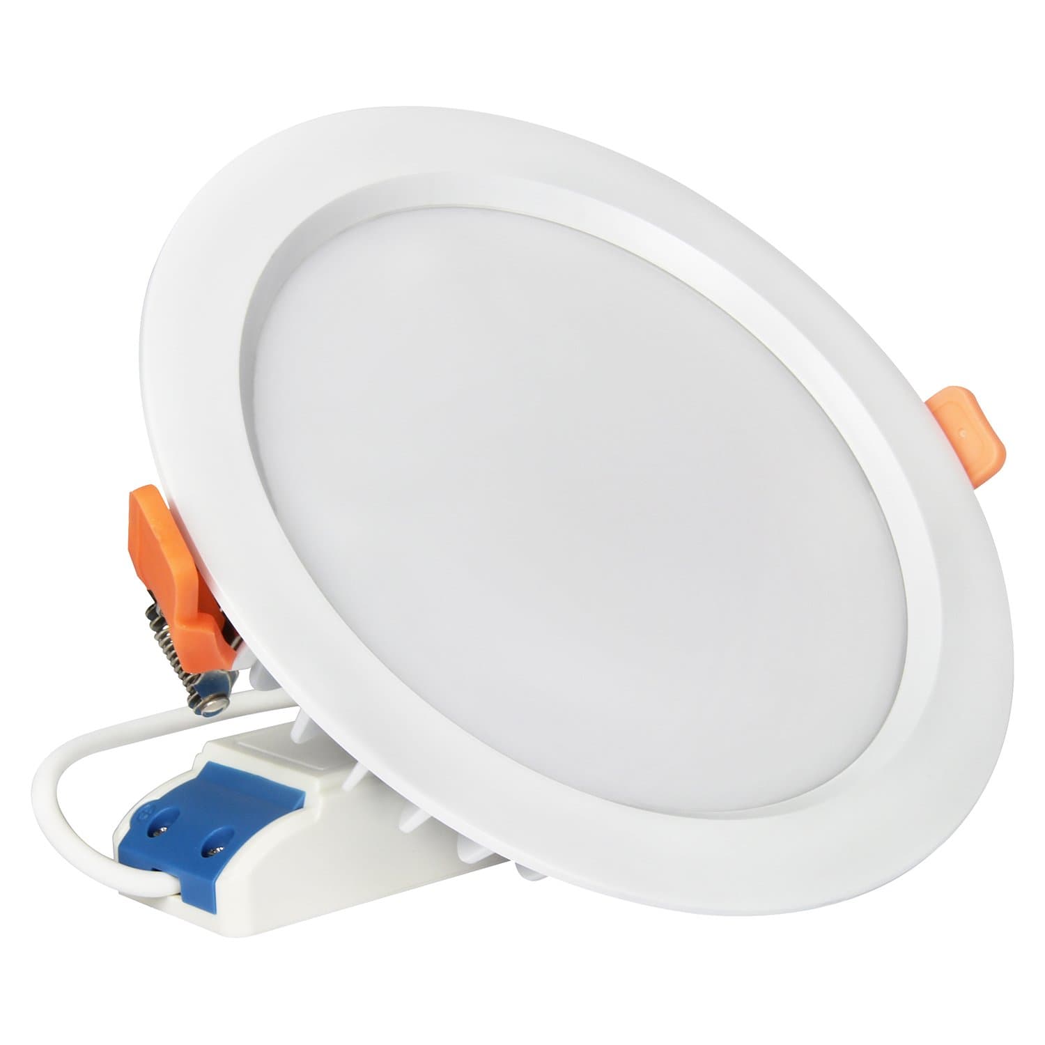 Mi Light Color Changing Ceiling Light 15W LED RGB+CCT Dual White Recessed Downlight Waterproof Include Constant Current&Voltage Driver (15W-CCT-WP)