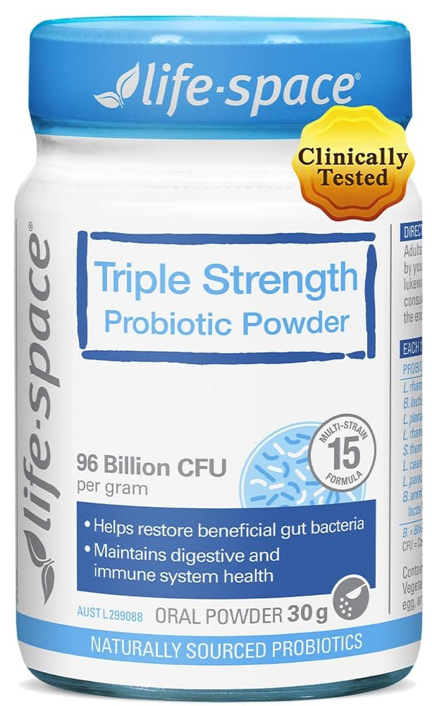 Triple Strength Broad Spectrum Probiotic, 96 Billion CFU & 15 Diverse Strains, Advanced Formulated for Digestive Health & Immune Health, Probiotics for Women & Men - 30 Veg Capsules