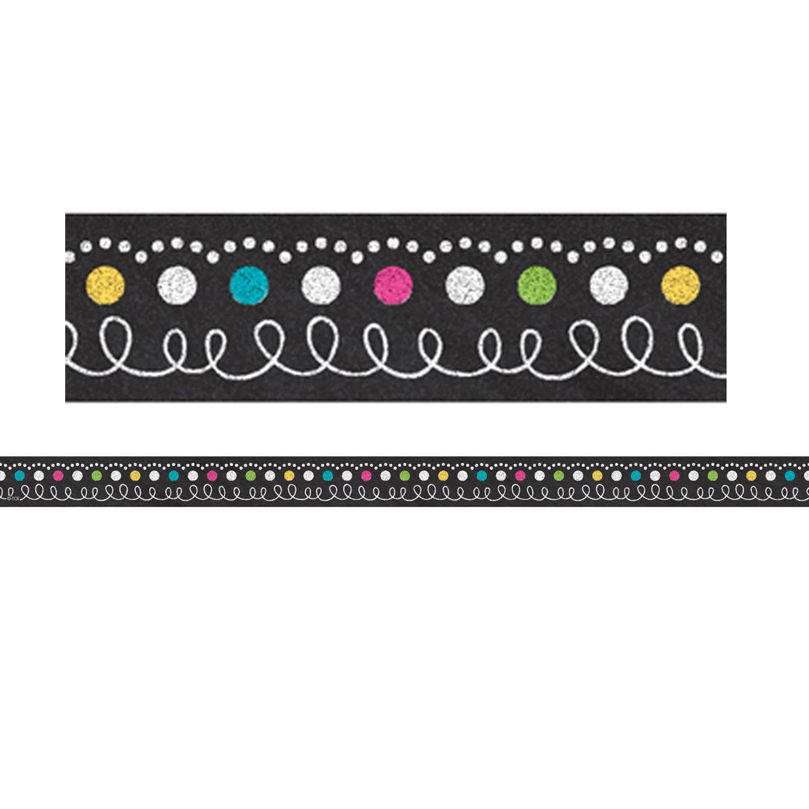 Teacher Created Resources Chalkboard Brights Magnetic Strips (TCR77222)