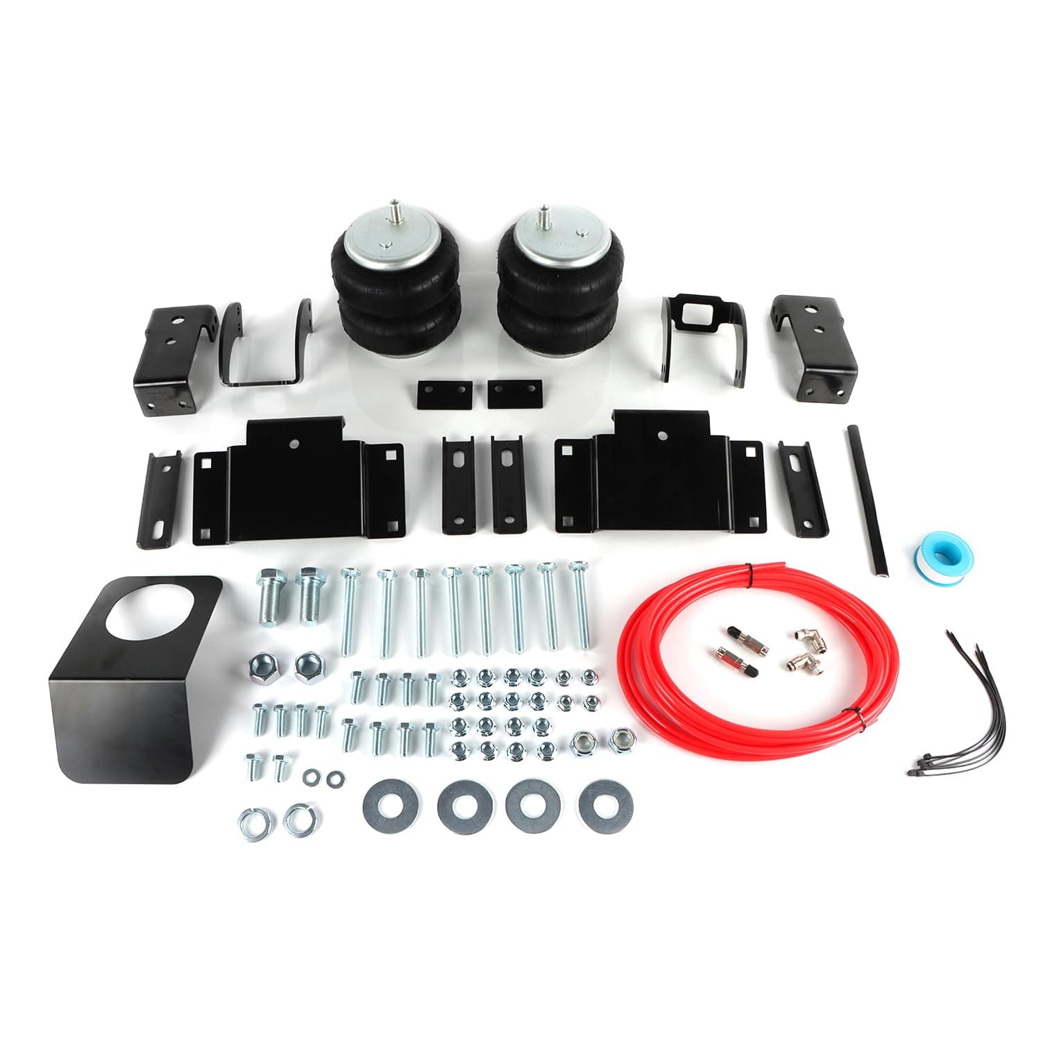 Air Suspension Bags Kit fits for 2005-2023 Tacoma Prerunner 2WD & Tacoma 4WD Pickups Replace, Rear Air Helper Springs Kit (Towing 5000 lbs), black