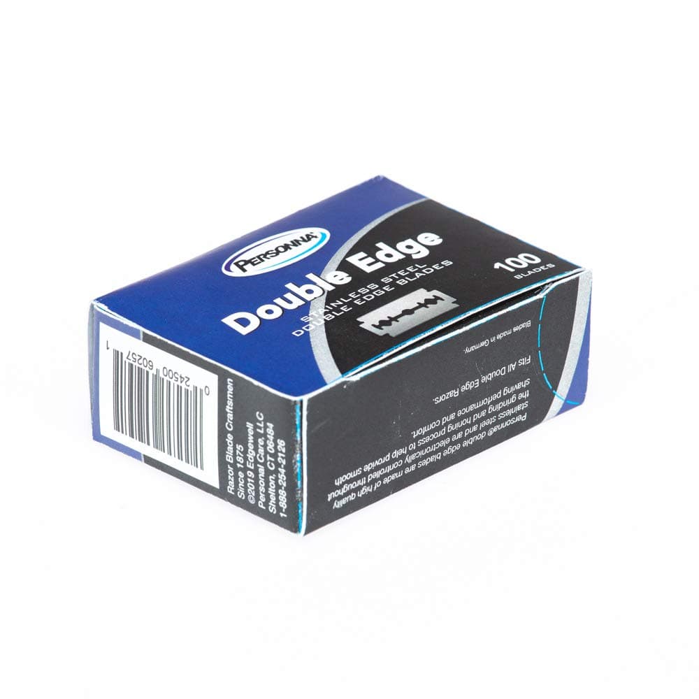 Personna Double Edge Razor Blades, 100 Count