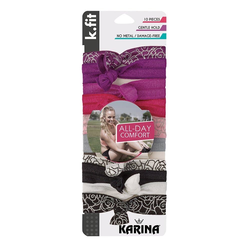 Karina K.Fit Rosette Soft Hair Ties