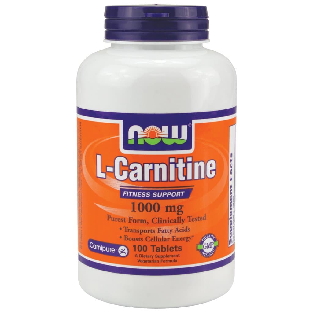 NOWFoods L-Carnitine 1000 mg - 100 Tabs 4 Pack