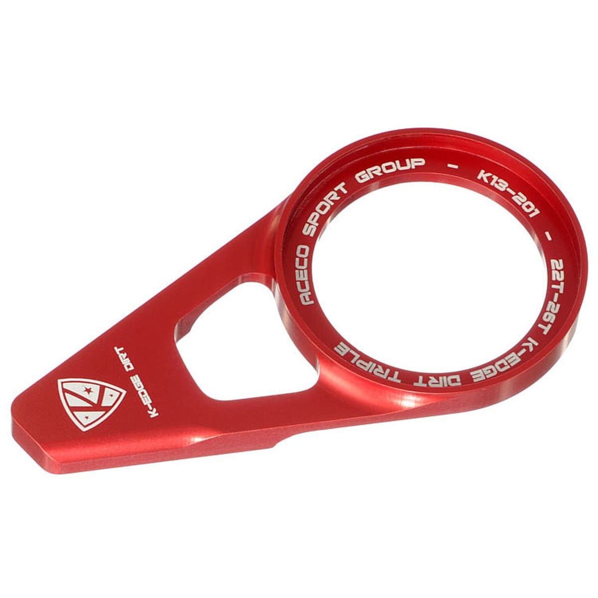 K-Edge Dirt-3 22-26 Triple BB Mount Red