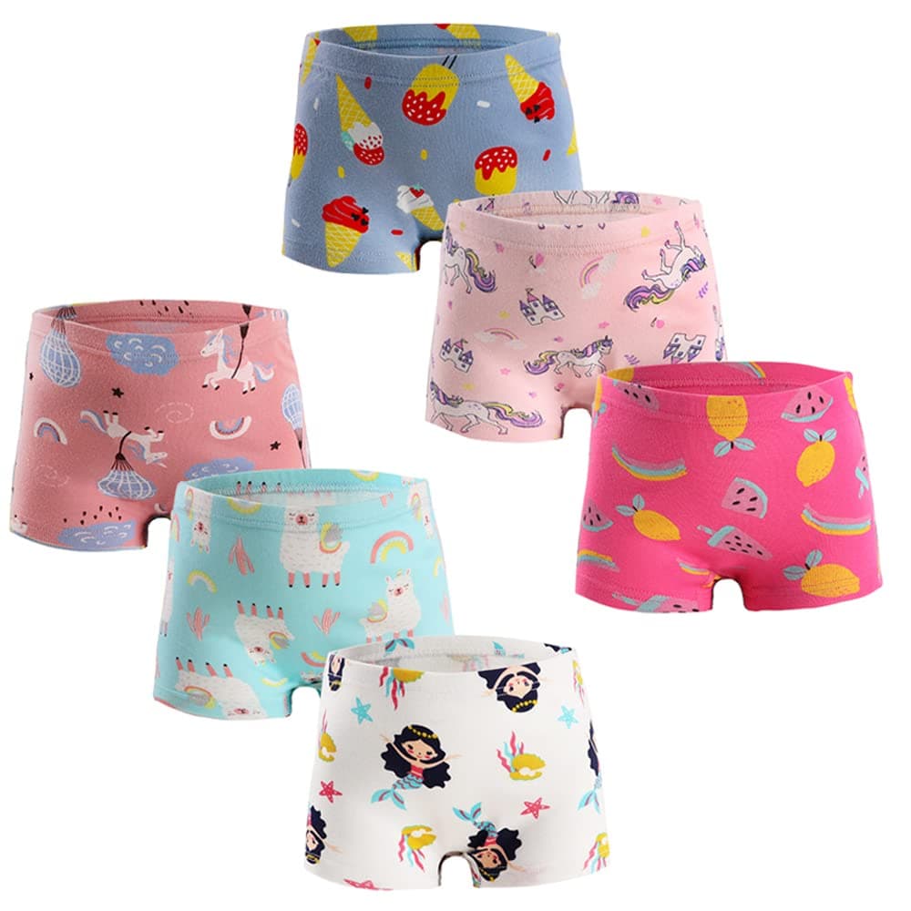 benetiaGirls' Soft Cotton Underwear 6-8 Pack