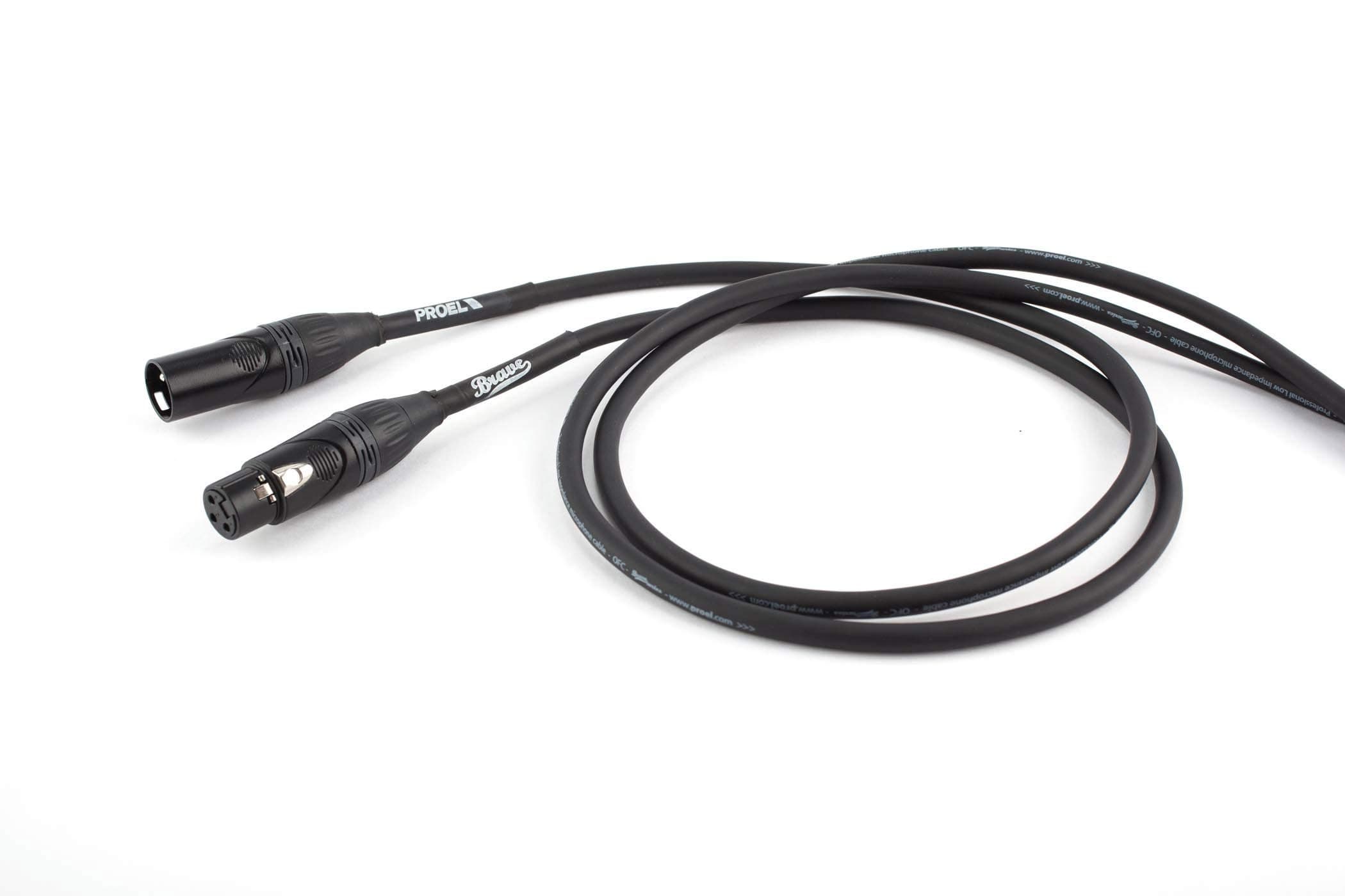 Proel brv250lu6bk Brave Microphone Cable 3 m