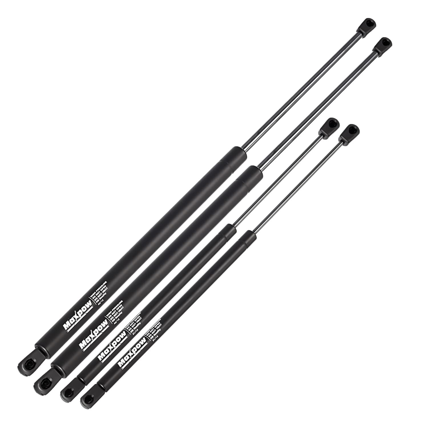 Maxpow2 Tailgate and 2 Rear Window Glass Lift Supports Struts Compatible with Suburban Tahoe / GMC Yukon 2000 2001 2002 2003 2004 2005 2006 4185 4557