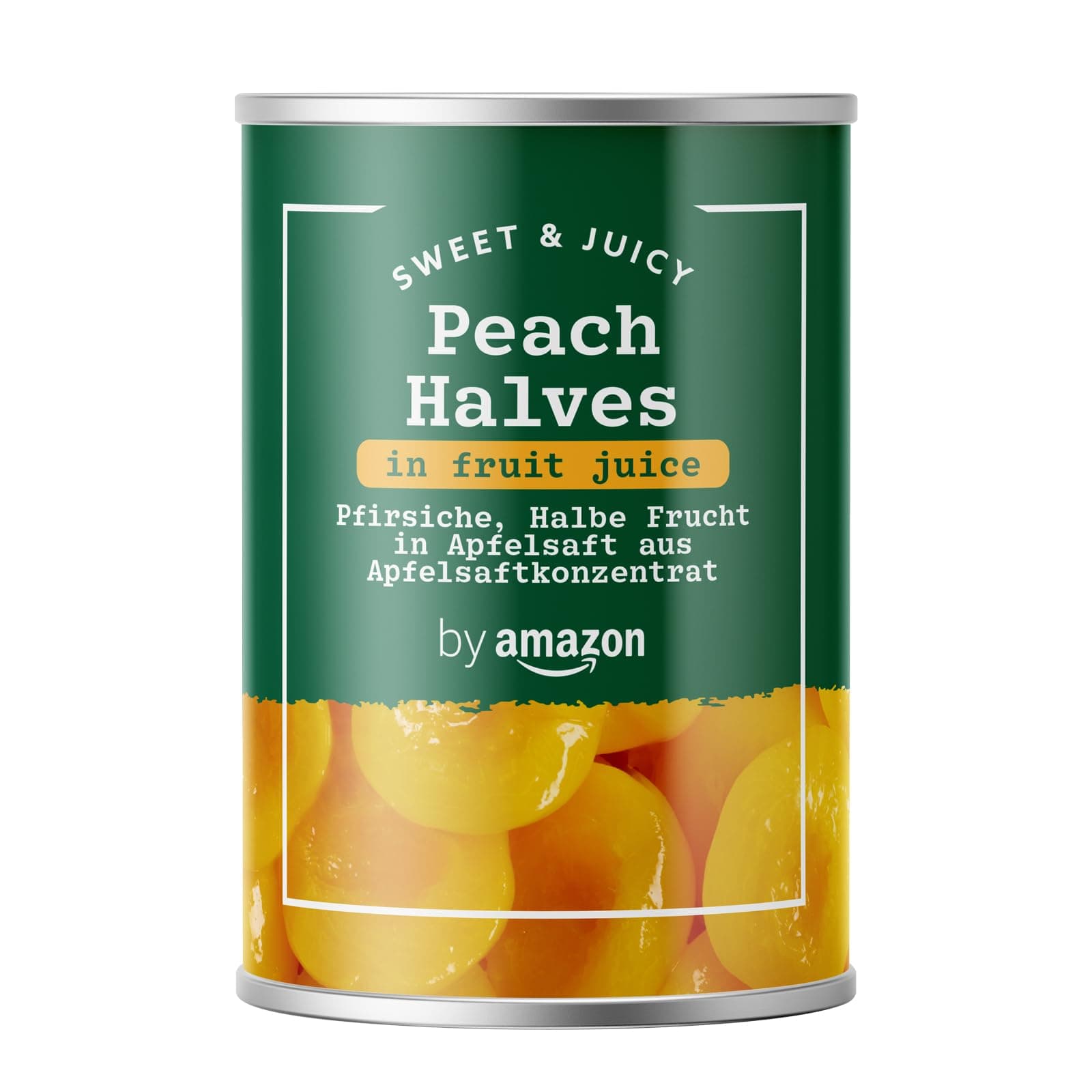 Peach Halves In Fruit Juice, 411g