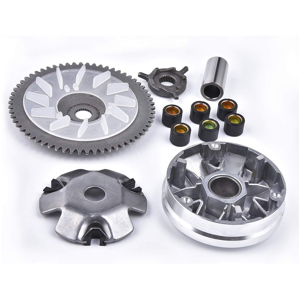 Primary Clutch Variator Kit Replacement for Kymco Agility People Like 4T 50cc 4 Stroke Scooter