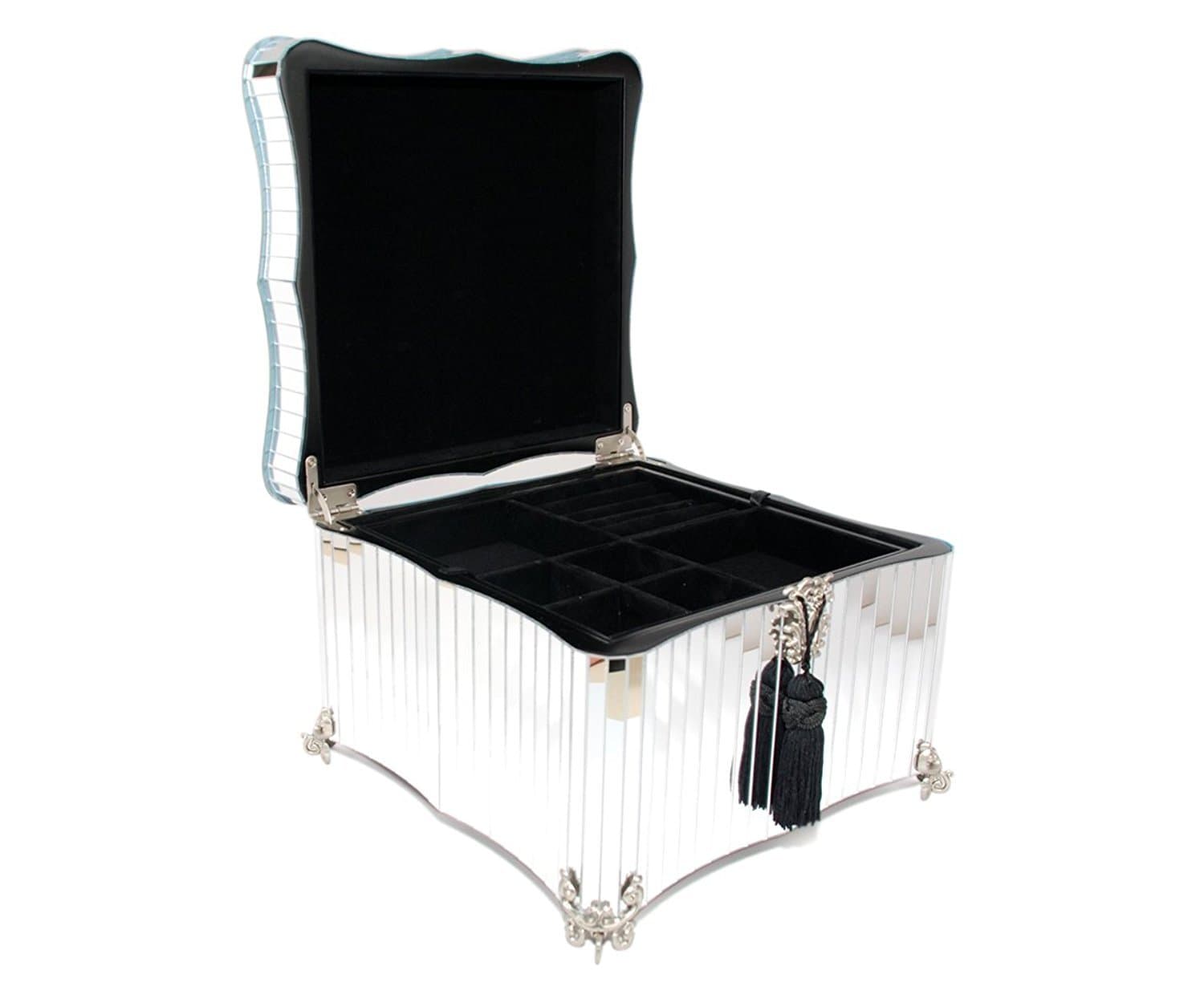 Glamour Mirrored Jewelry Box by decore Bay