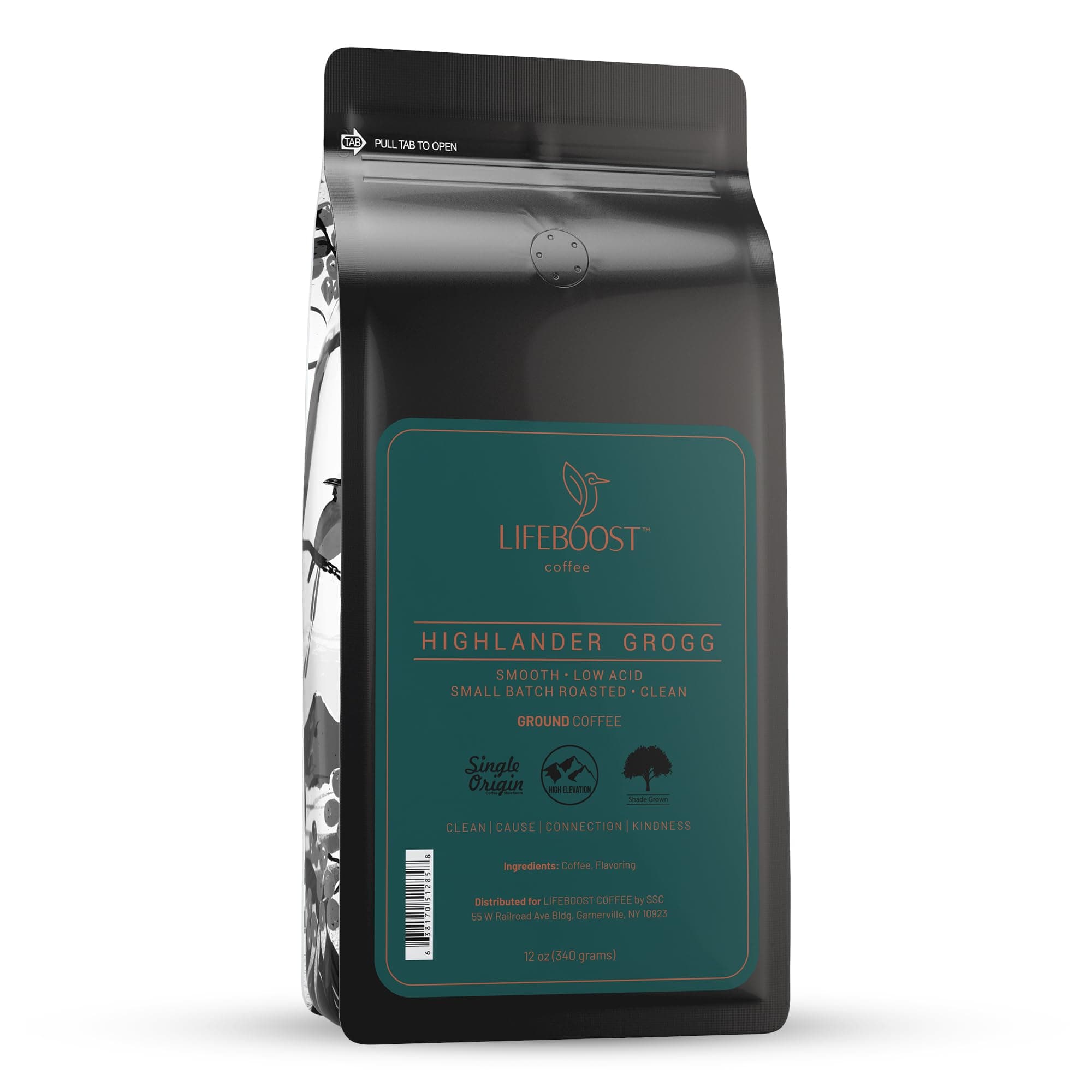 - Highlander Grogg Coffee Ground - Low Acid Single Origin Flavored Coffee - Non-GMO Highlander Grogg Ground Coffee Third Party Tested For Mycotoxins & Pesticides - 12 Ounces
