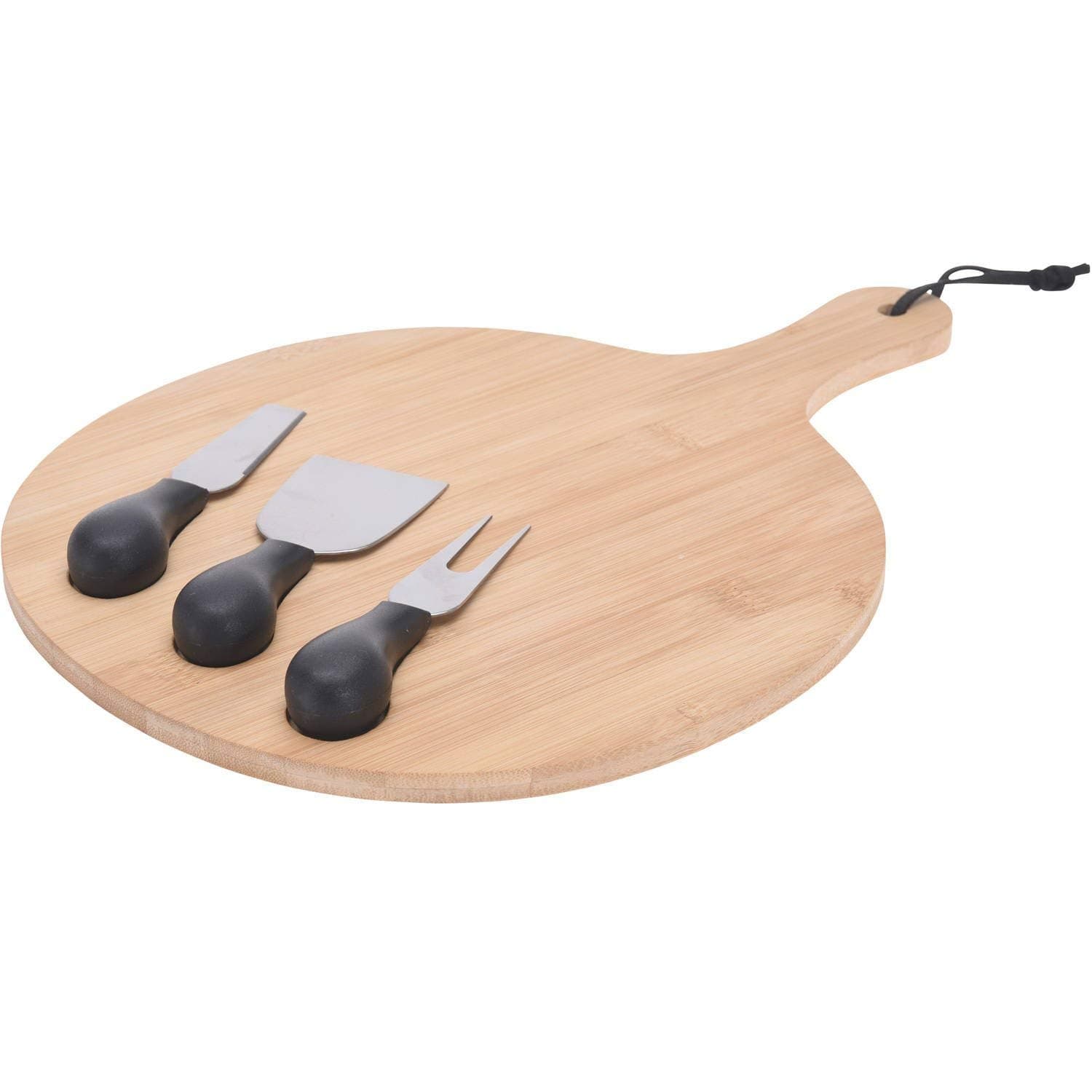 Excellent Houseware Koopman Bamboo Cheese Platter Set