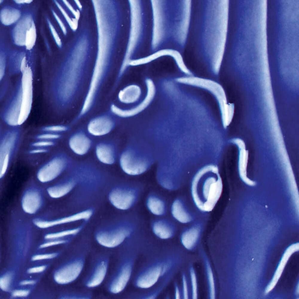 AMACO LG-21 Liquid Gloss Glaze, Dark Blue, Pint.