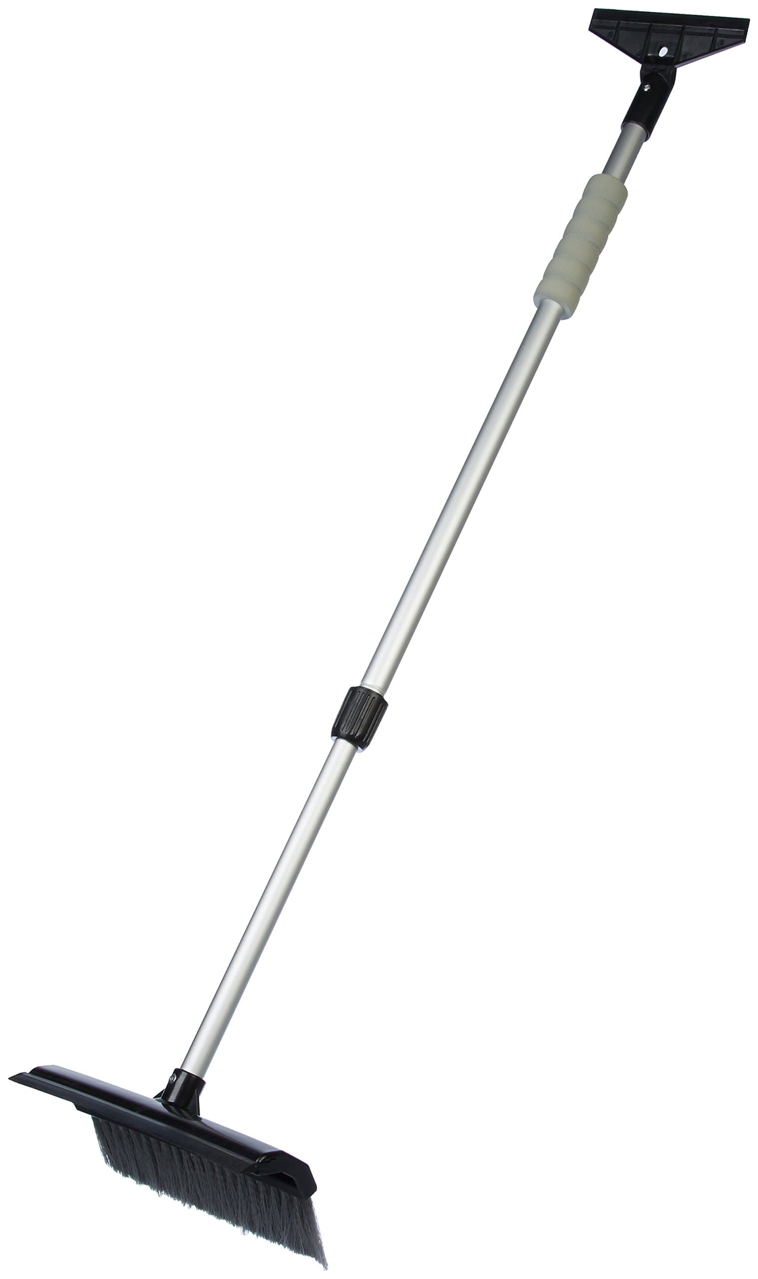 Amazon Basics Extendable Car Snow Brush Scraper, Black