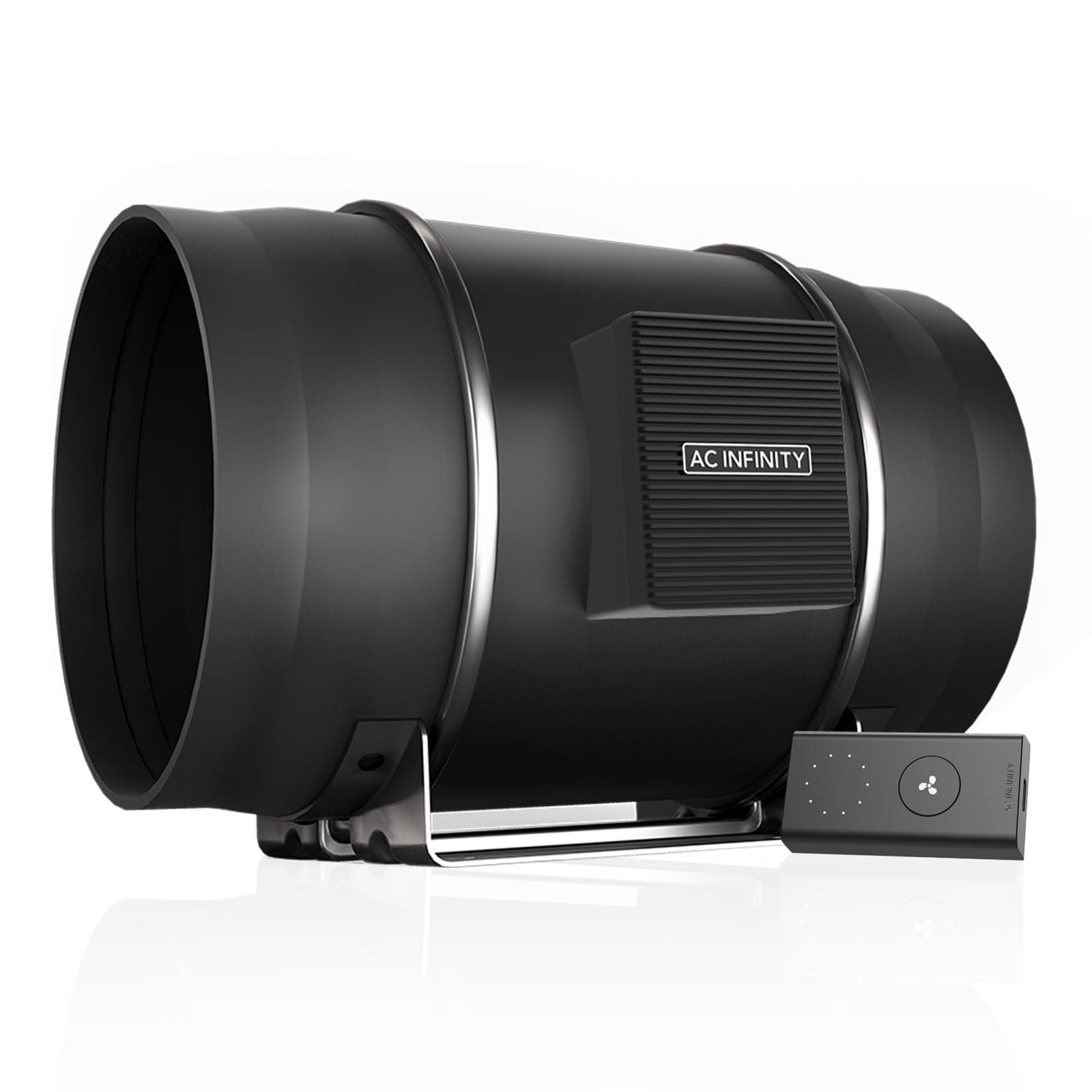 AC Infinity CLOUDLINE S12, Quiet 300mm Inline Duct Fan with Speed Controller - Ventilation Exhaust Fan for Heating Cooling Booster, Grow Tents, Hydroponics, 12-Inch