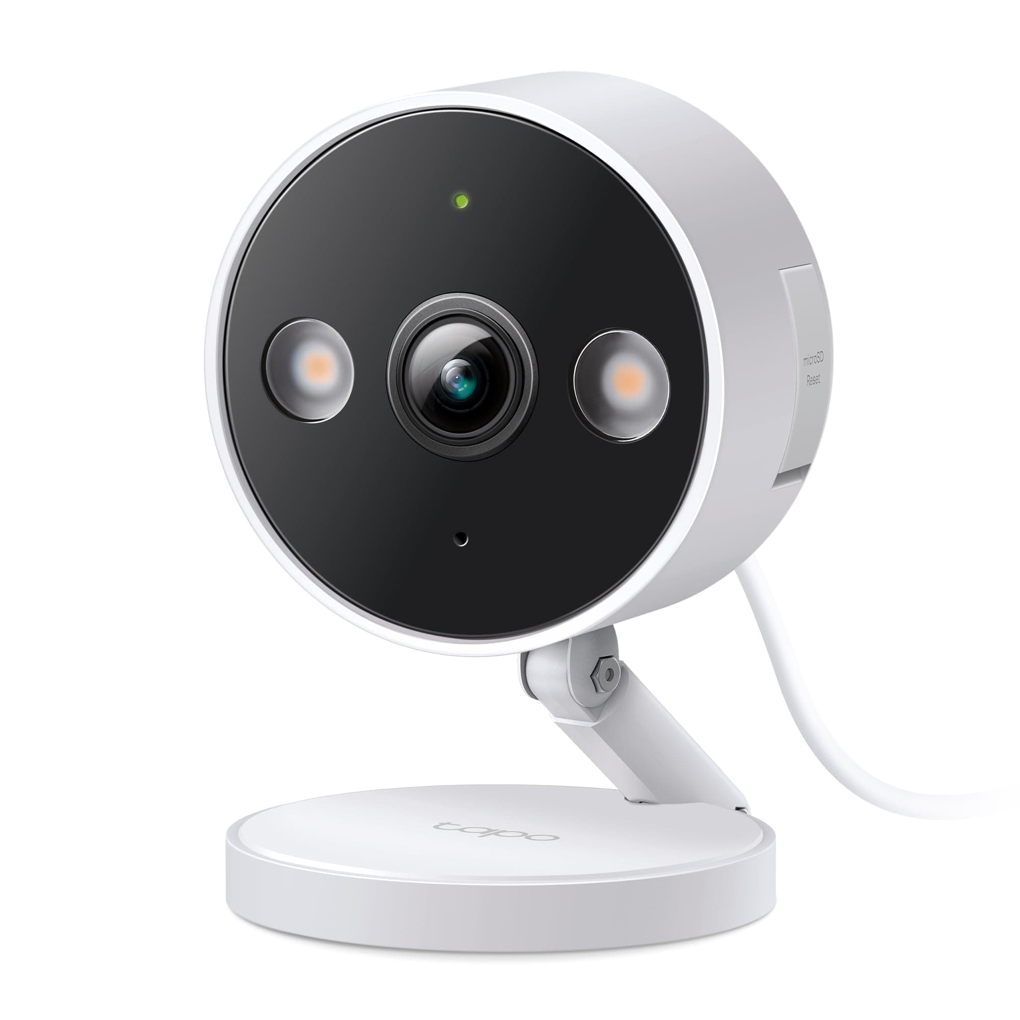 TP-Link 2K QHD Security Camera, Indoor/Outdoor, 𝟮𝟬𝟮𝟰 𝗣𝗖𝗠𝗮𝗴 𝗘𝗱𝗶𝘁𝗼𝗿'𝘀 𝗖𝗵𝗼𝗶𝗰𝗲, Color Night Vision, Free Person/Pet/Vehicle Detection, Invisible IR Mode, SD Storage, C120