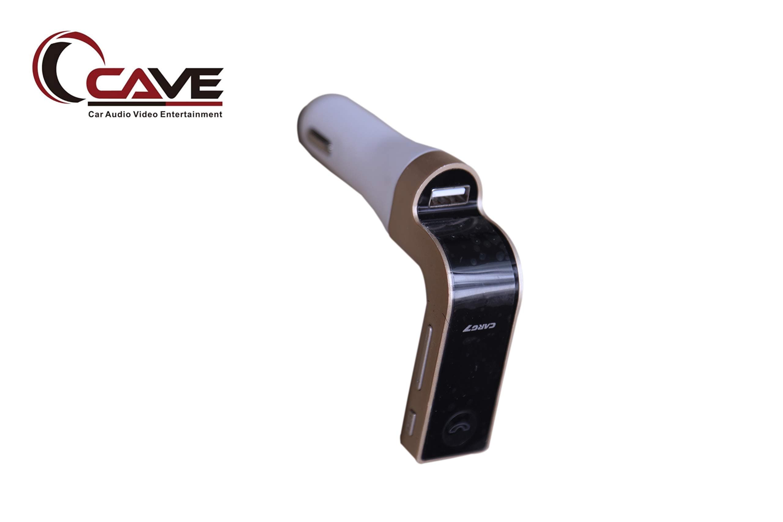 Cave Car G7 LCD Bluetooth Phone Charger FM Kit MP3 Transmitter USB Handsfree Mobile (Multicolor)