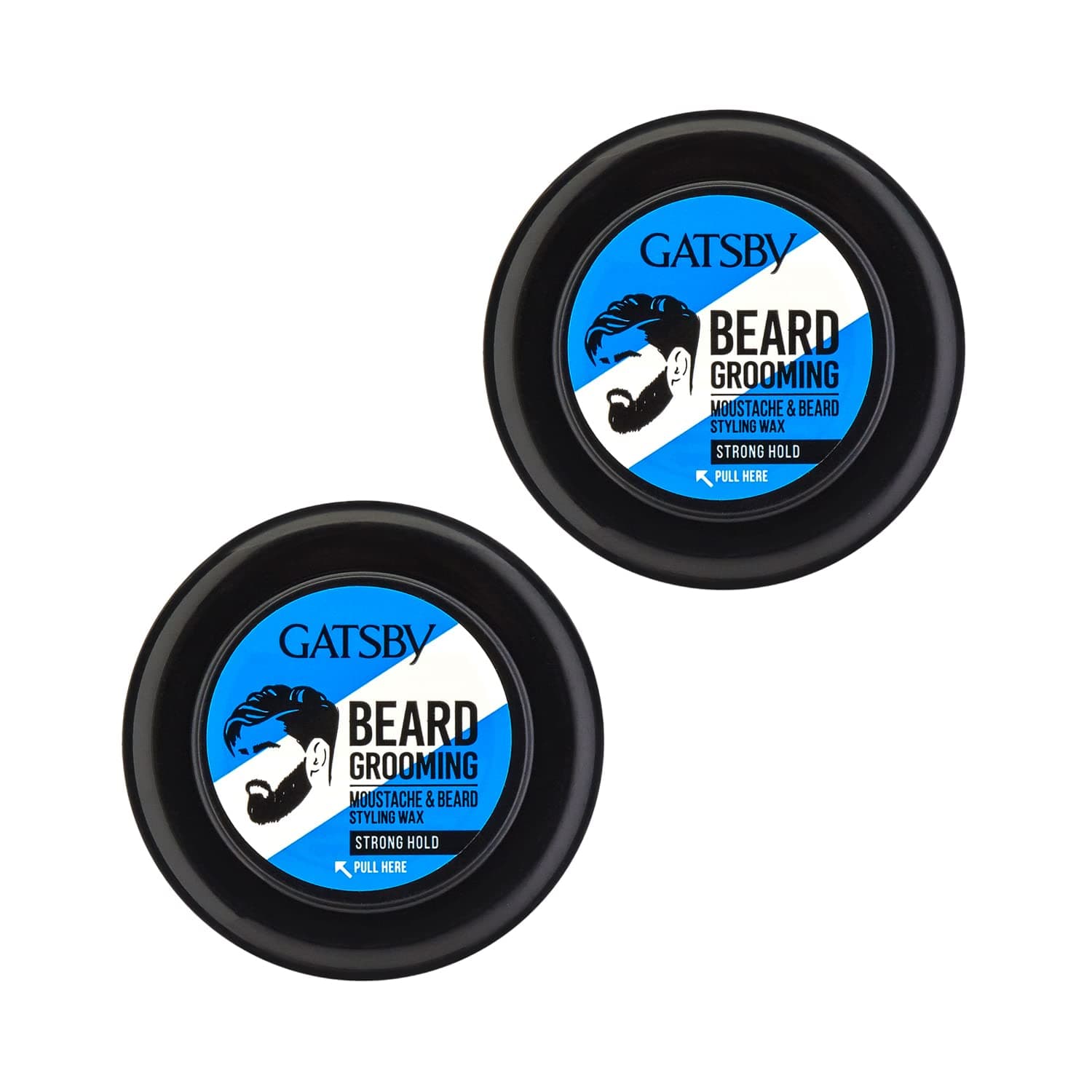 Gatsby Moustache & Beard Styling Wax, 25 g (Pack of 2)