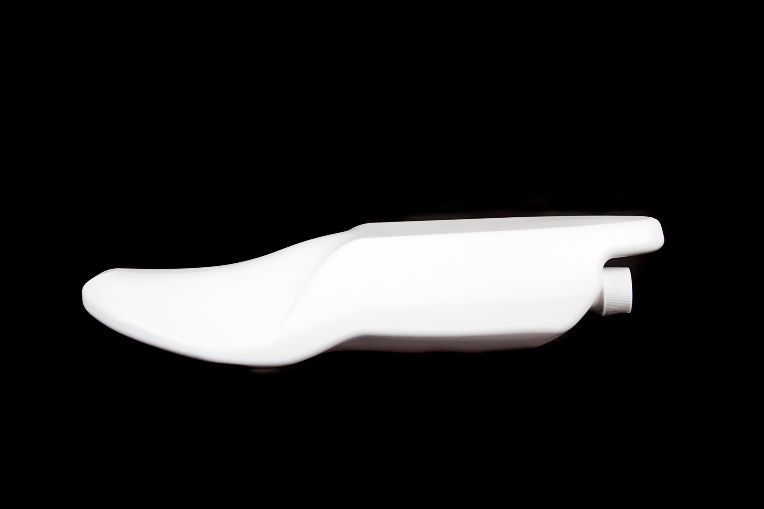 Shoe Tree Flasks for Cruises - Set of 4 pieces (2 pairs) - Each shoe tree flask holds 18 oz. (530 ml). Fits MOST Men's US Size 9 (UK Size 8) shoes or larger. (White)