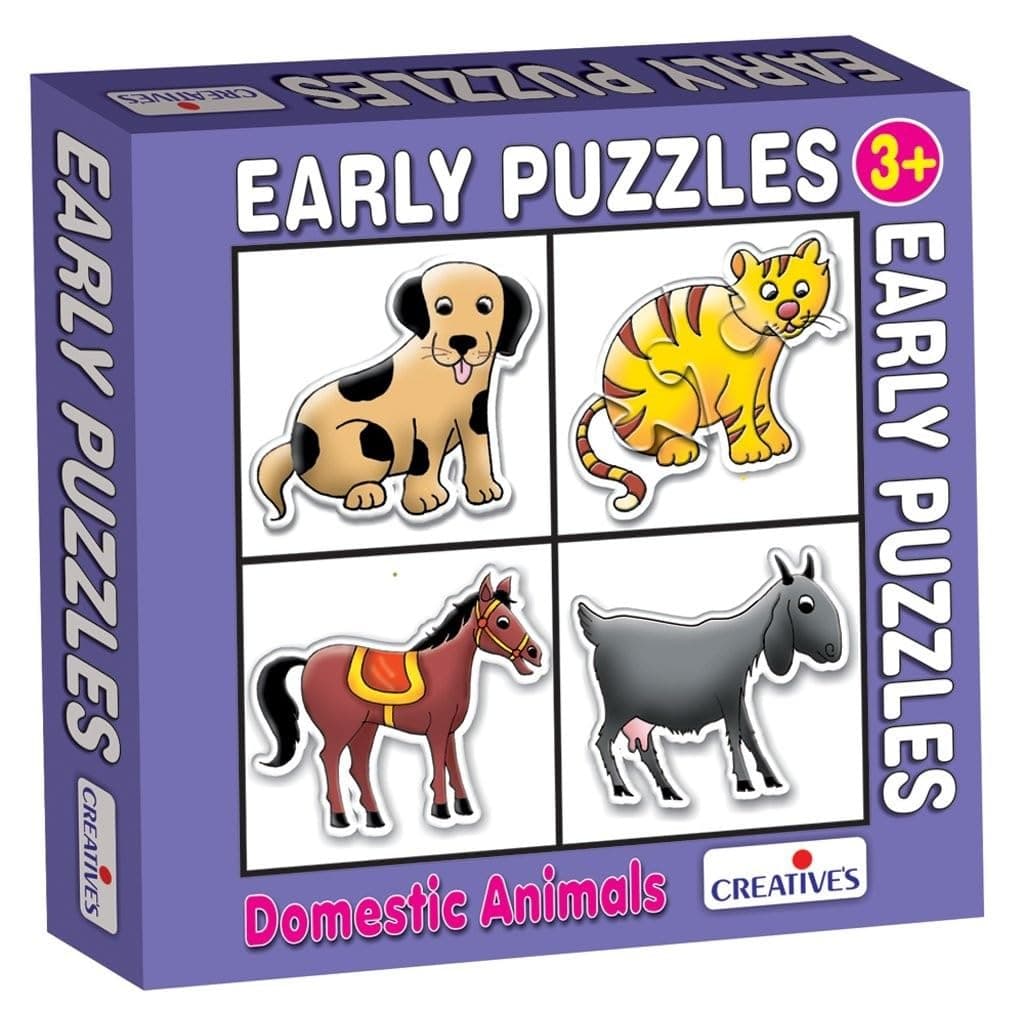 Creative Educational Early Years Domestic Animals Puzzles