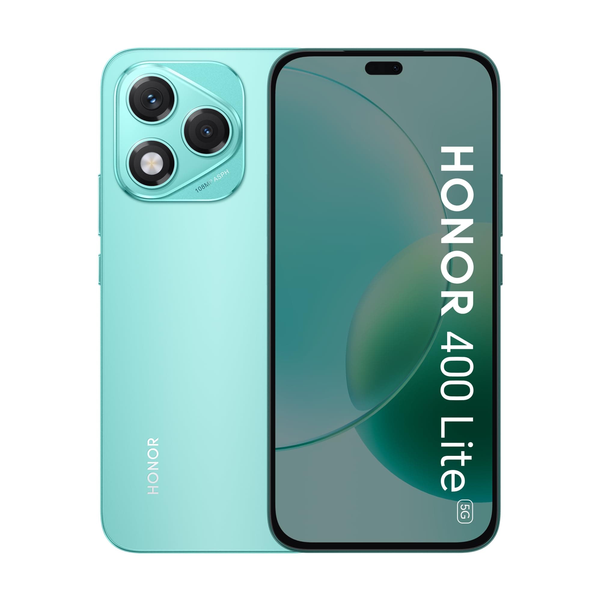 HONOR 400 Lite 5G – 8GB RAM 256GB ROM, 108MP Motion Sensing Camera, 120Hz 6.7 Inch AMOLED Display, Mars Green – Middle East Version (UAE Type Approved)