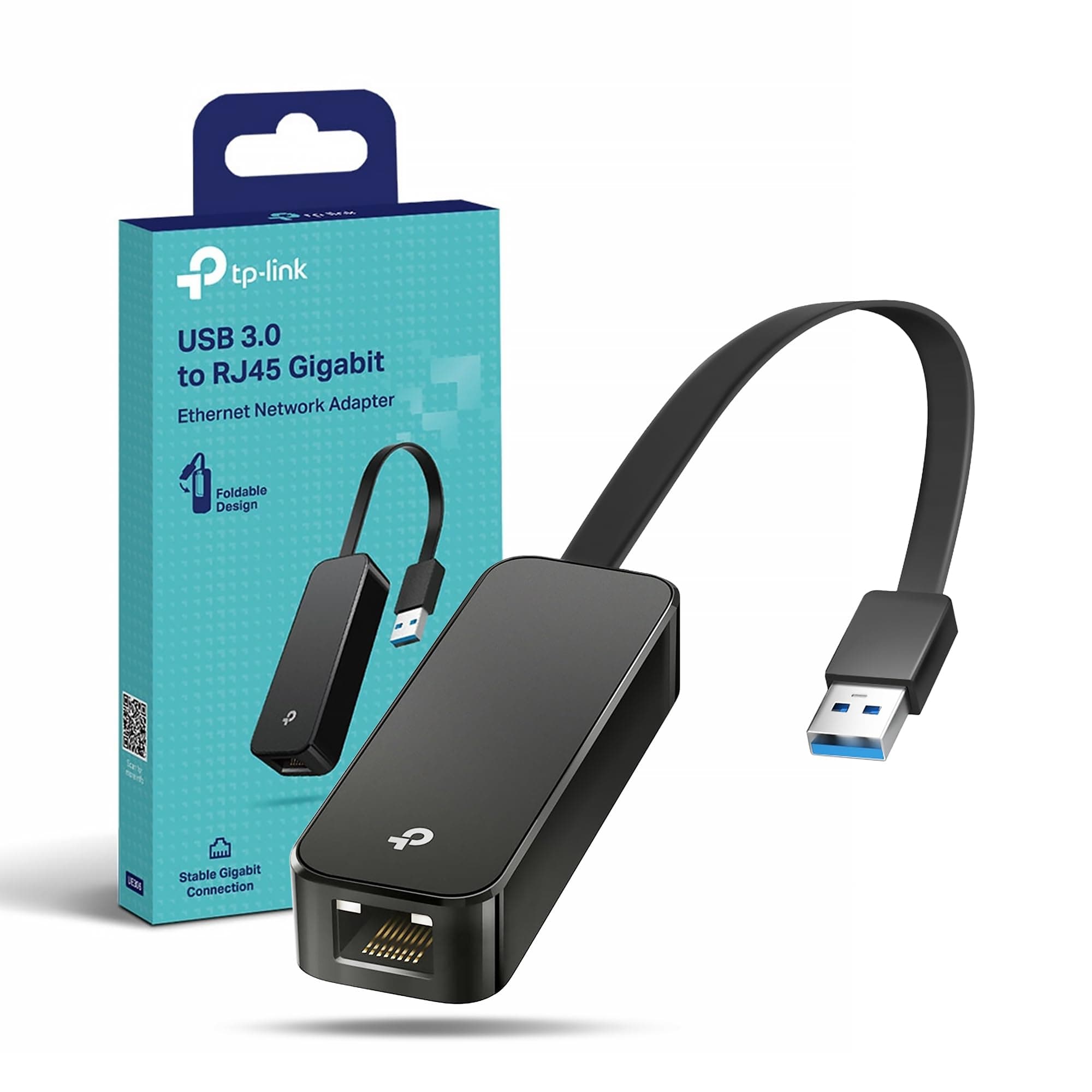 TP-Link UE306 WiFi Adapter, USB 3.0 to RJ45 LAN Gigabit Ethernet Network Adapter, USB to Ethernet Adapter for Gaming, Nintendo Switch, Router, Wins, Linux OS, PC, Plug&Play, Compact&Portable