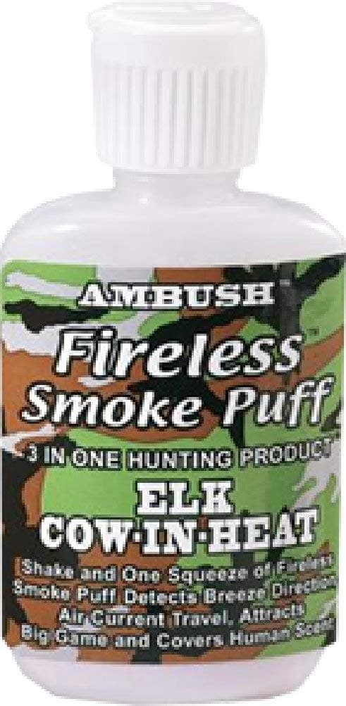Moccasin Joe Fireless Smoke Puff Elk Wind Checker-1.5 oz