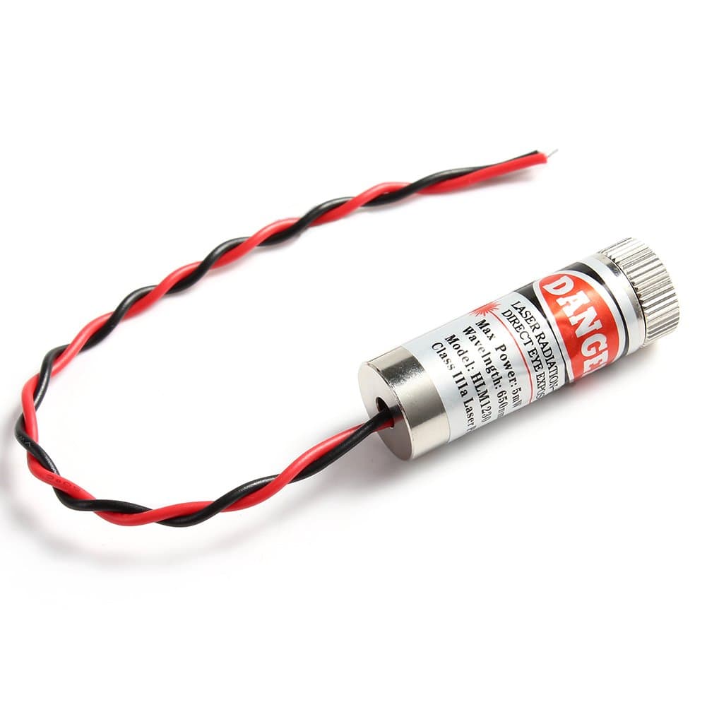 Bei wang 650nm 5mW Red Line Module Focus Adjustable Laser Head 5V good