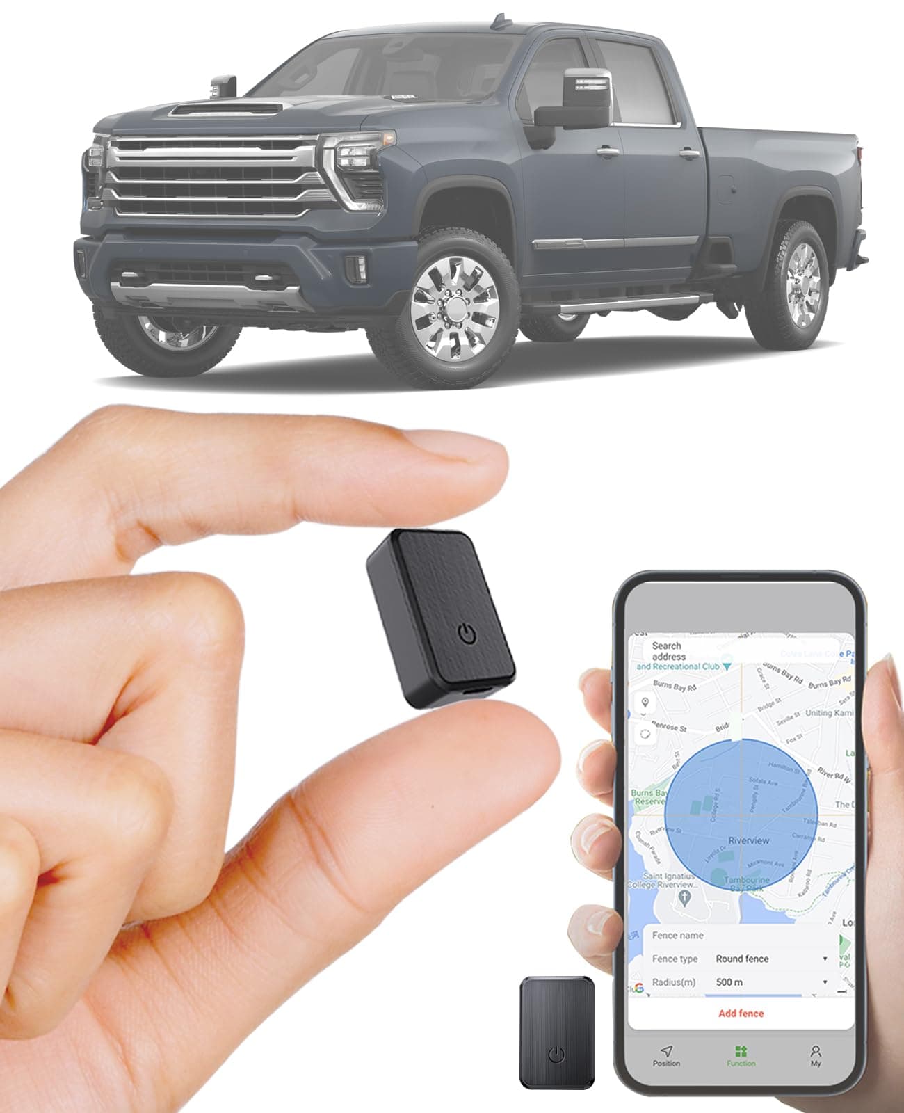 GPS Tracker for Vehicles No Monthly Fee - Magnetic GPS Device Real time Car Locator, Full Global Coverage Location, Hidden Car Locator Tracking Device for Vehicles, Kids, Elderly, and Assetss