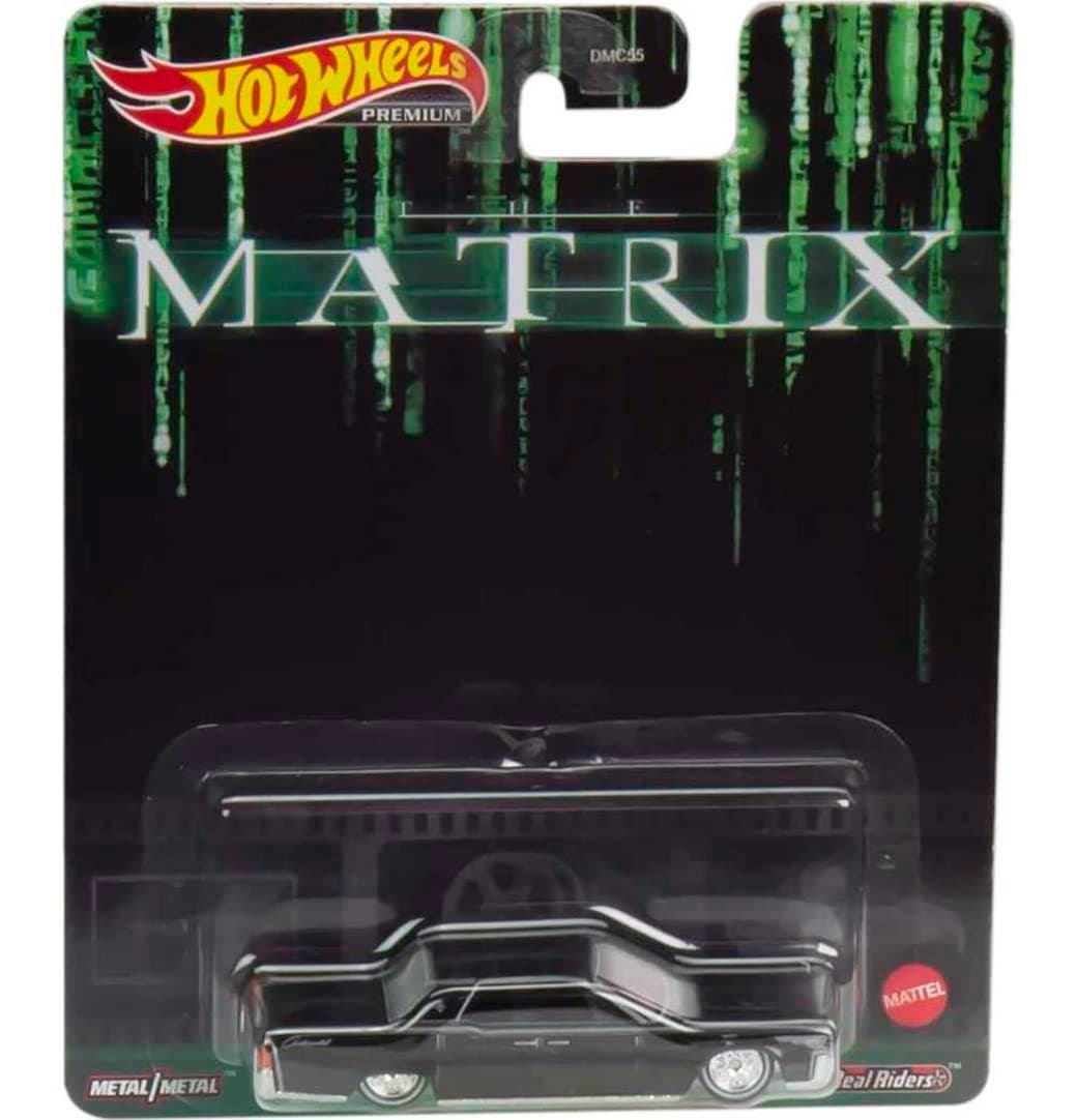 Hot Wheels Matrix Die Cast Model 1964 Lincoln Continental Black Scale 1:64 8 cm Premium Real Riders HCP06