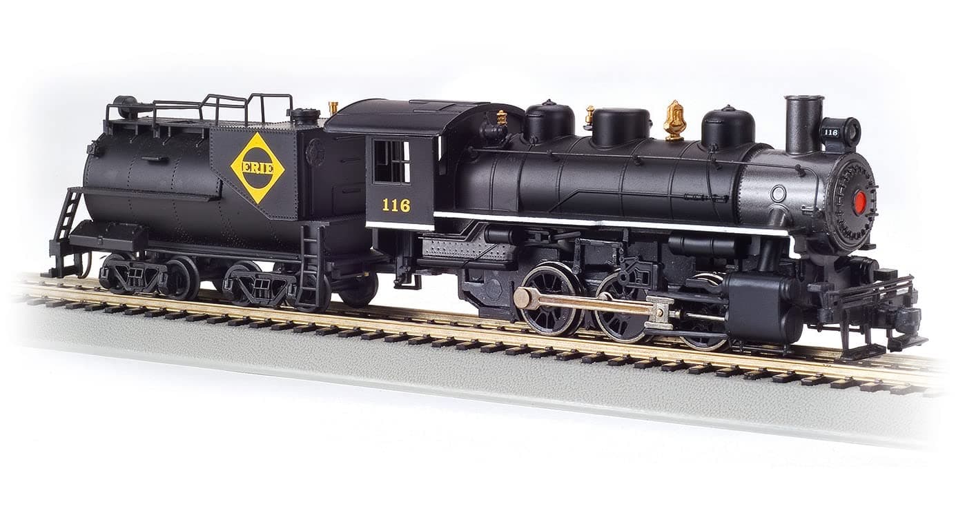 Bachmann Trains - USRA 0-6-0 w/Smoke & Vanderbilt Tender - Erie #116 - HO Scale