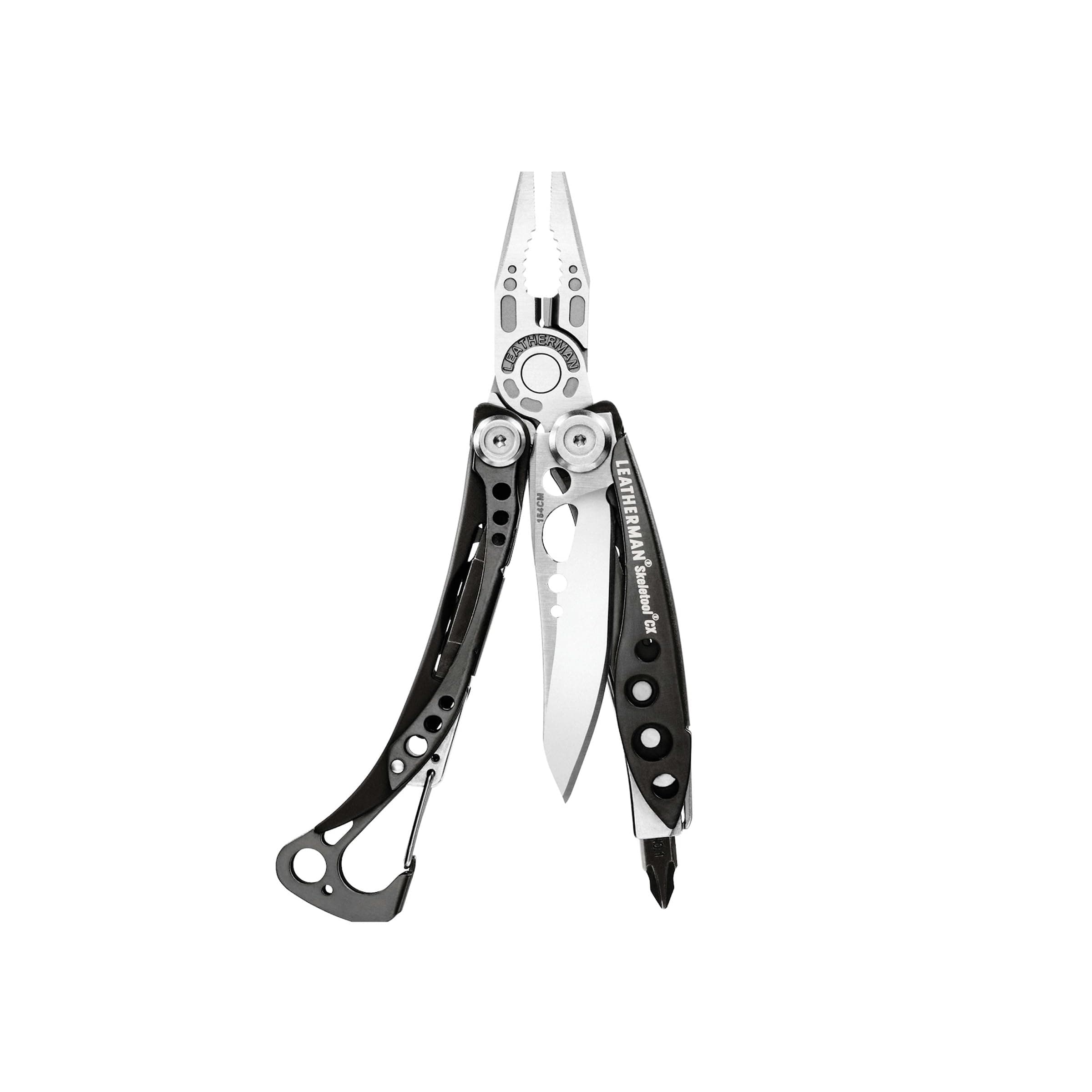 LEATHERMAN, Skeletool CX, 7-in-1 Lightweight, Minimalist Multi-Tool for Everyday Carry (EDC), Home, Garden & Outdoors, Black & Silver