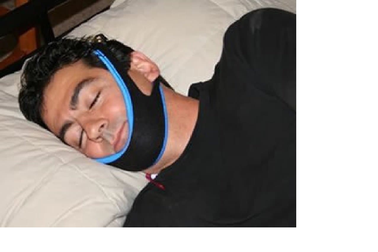 Premium Snoring Chin Strap - Anti-Snoring Adjustable Sleeping Device - Supports Tooth, Mouth, Jaw, Head, Neck Pain - Stop Snoring Chin Strap