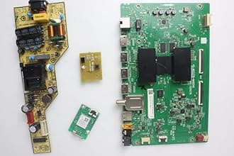 LutemaTelevision Repair Kit for TCL 55S433 with TV Main Board + Power Supply + TCon + Cables