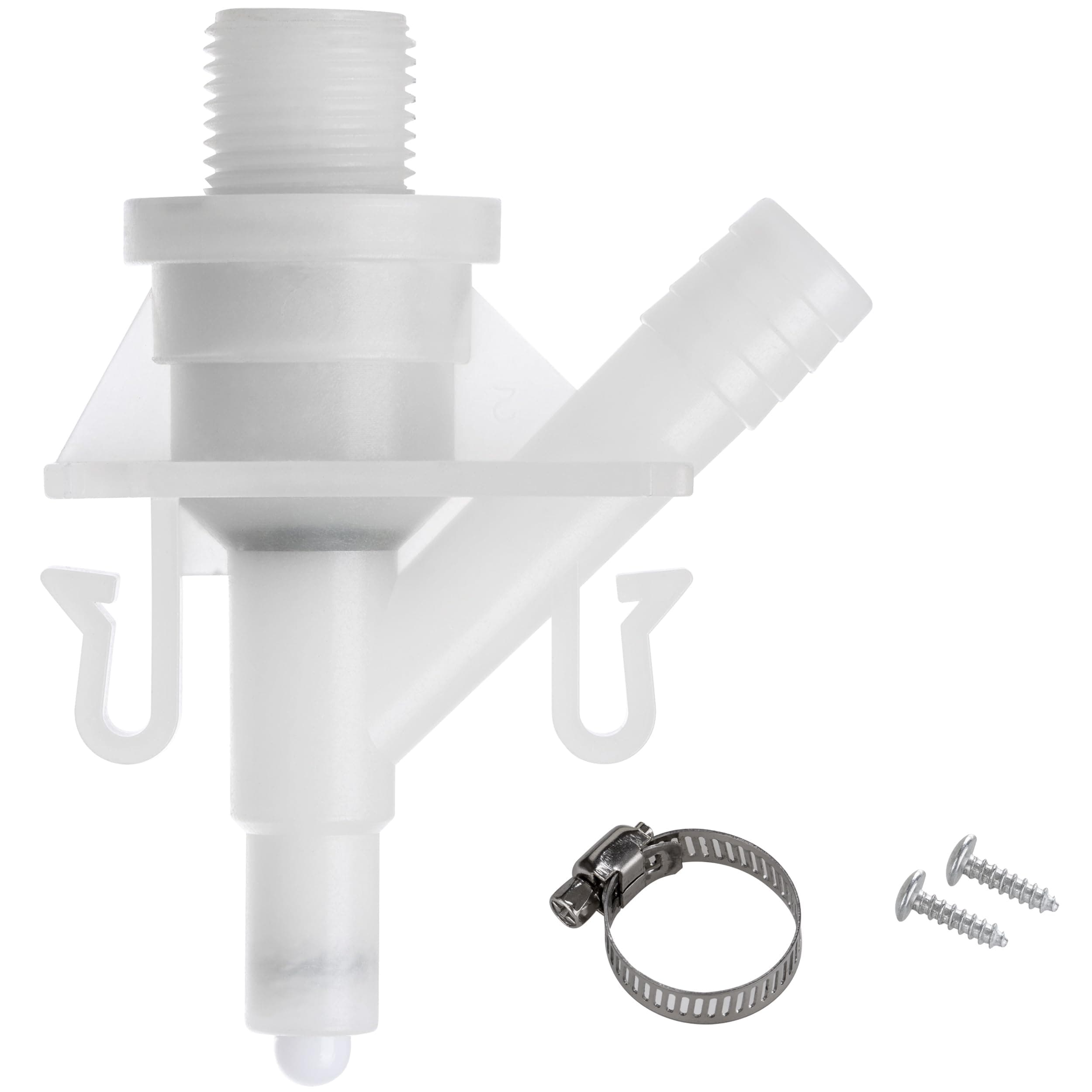 RV Water Valve Replacement Kit for Pedal-Flush Toilets - Compatible with Sealand Dometic 300, 301 310, 311, 320, 321 - Hardware Included