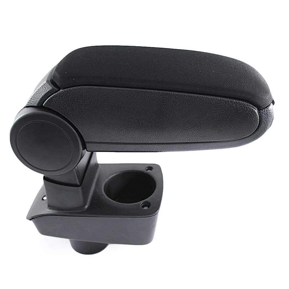 Armrest Car Arm Rest Centre Console For Fiesta MK6 CB1 CCN 2009 Onward Specific Model Fit Black Textile