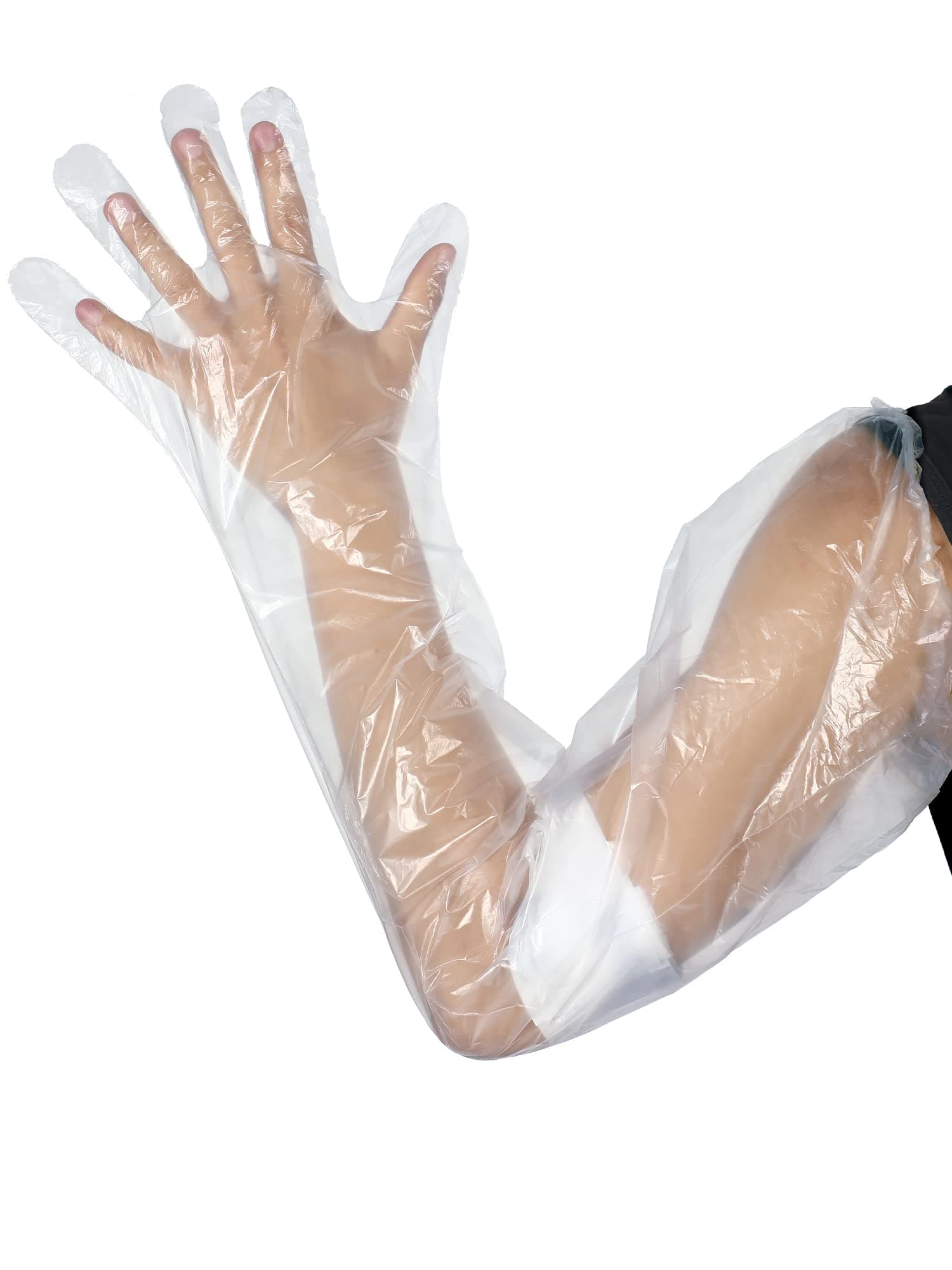 50 Pcs Waterproof Arm Cast Cover for Shower Bath, Arm Cast Sleeve Protector, Adult Long Cast Bandage Protector Bag Covers for Shower Broken Wound Wrists Elbow(35.4 Inch)