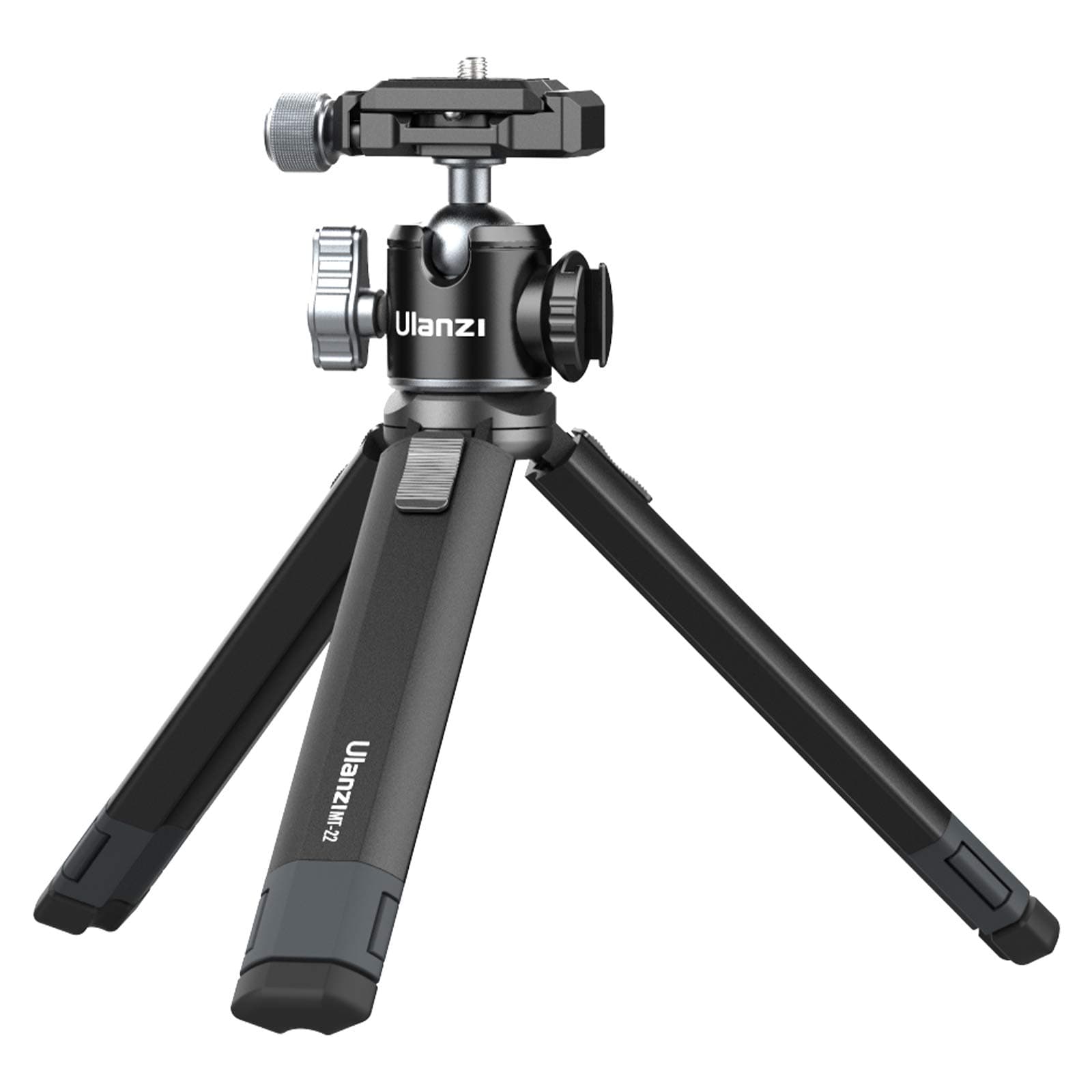 PICTRON Portable Desktop Mini Tripod MT-24 Compact Camera Tripod Aluminum Alloy with 360° Ball Head,1/4 inches Quick Release Plate for DSLR Camera Video Camcorder, Load up to 11lbs/5kg