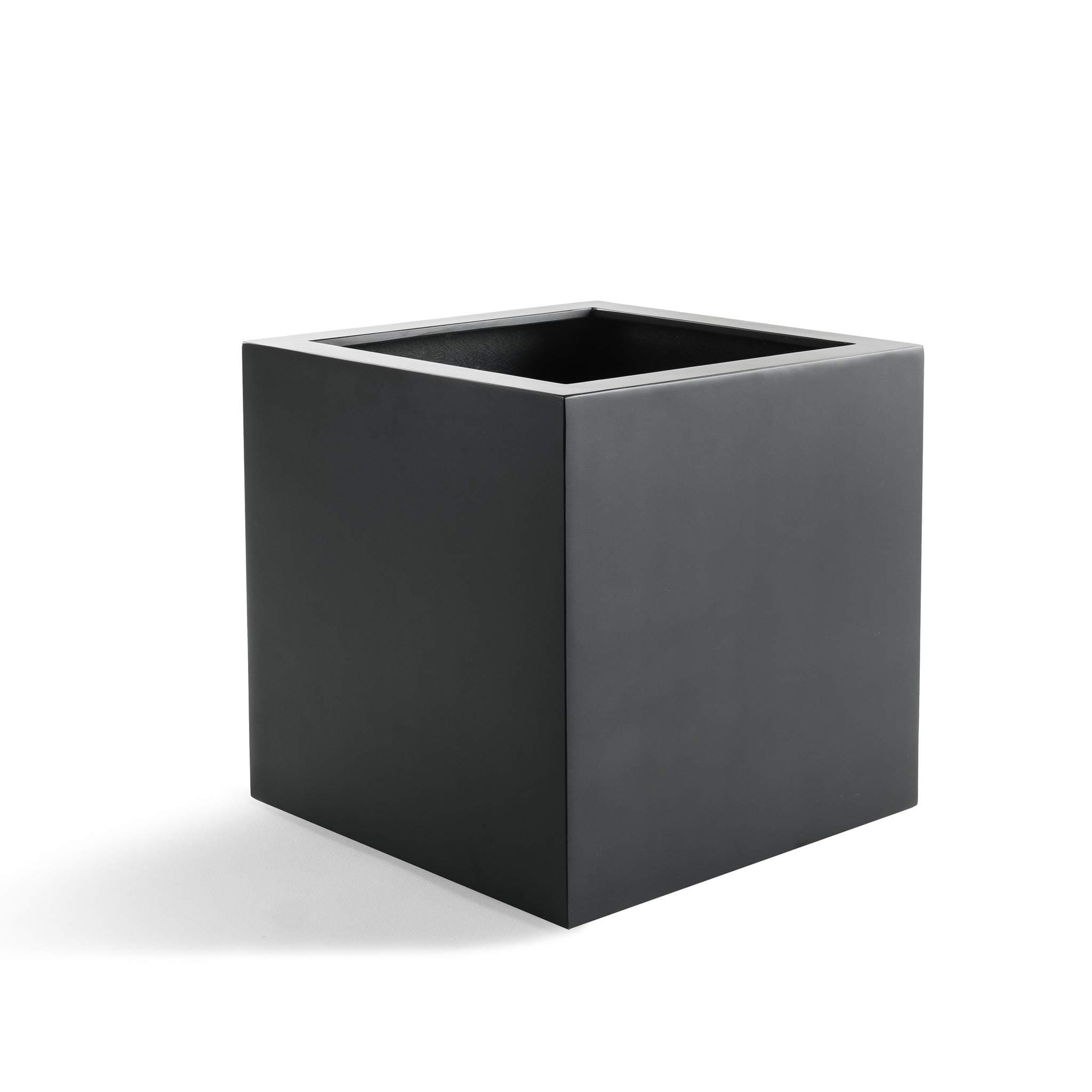 Planter"Luca No. 1 Cube" Slate Grey Square Fibreglass *2 Year Guarantee* - 30x30x30cm - F014