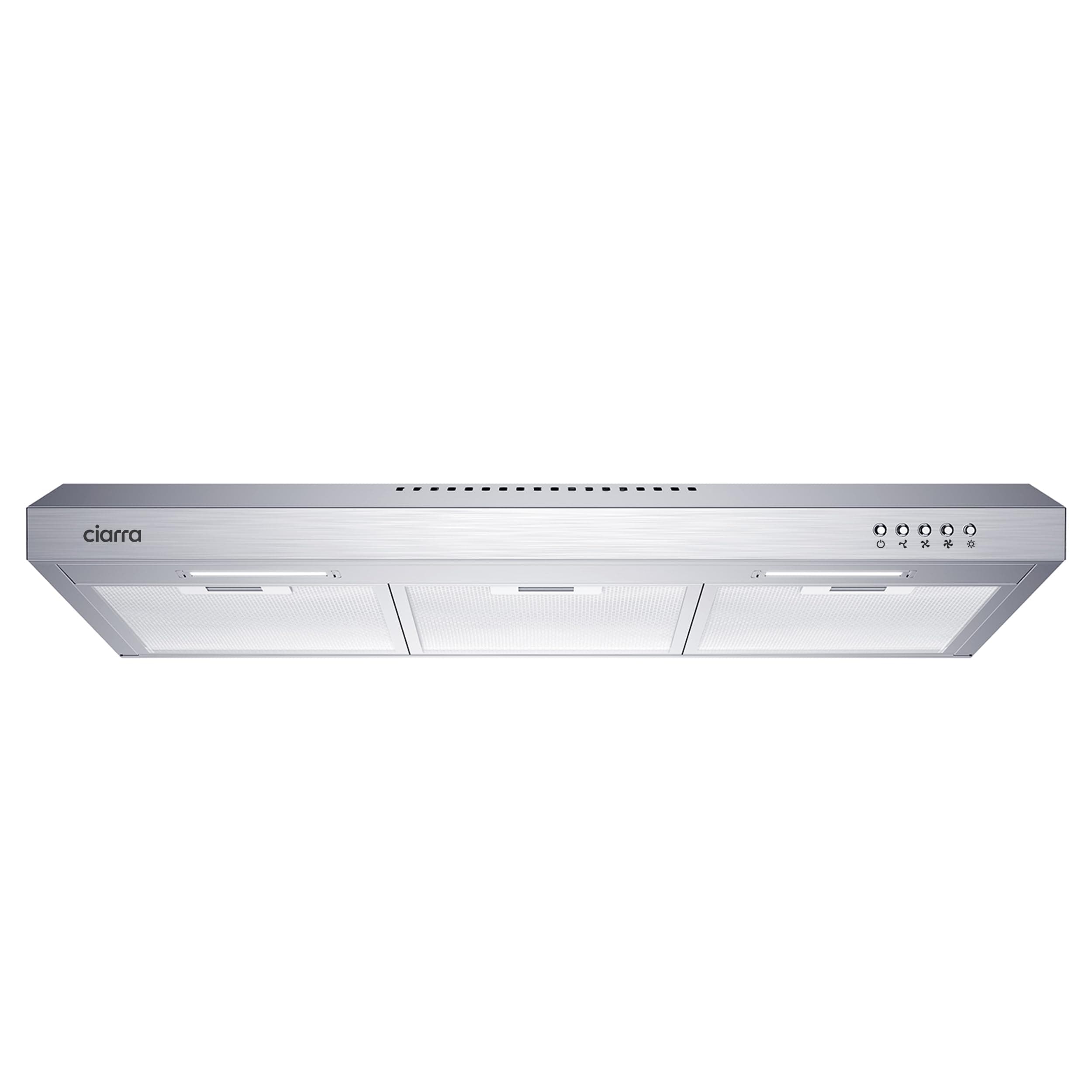 Ductless Range Hood 30 inch Under Cabinet Hood Vent for Kitchen Ducted and Ductless Convertible CAS75918A
