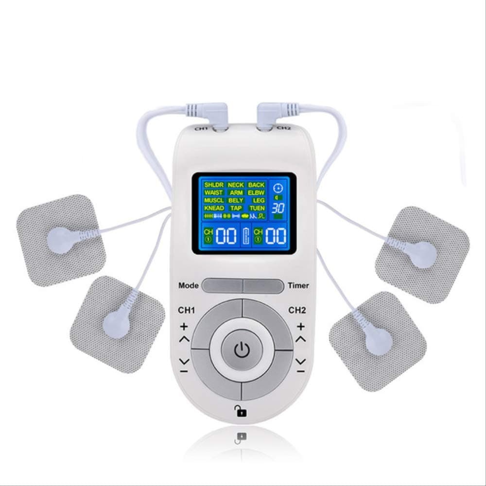 Electronic Pulse Massager/Tens EMS Machine Massager/Electrical Nerve Muscle Stimulator/Low Frequency Physiotherapy Device 1011052