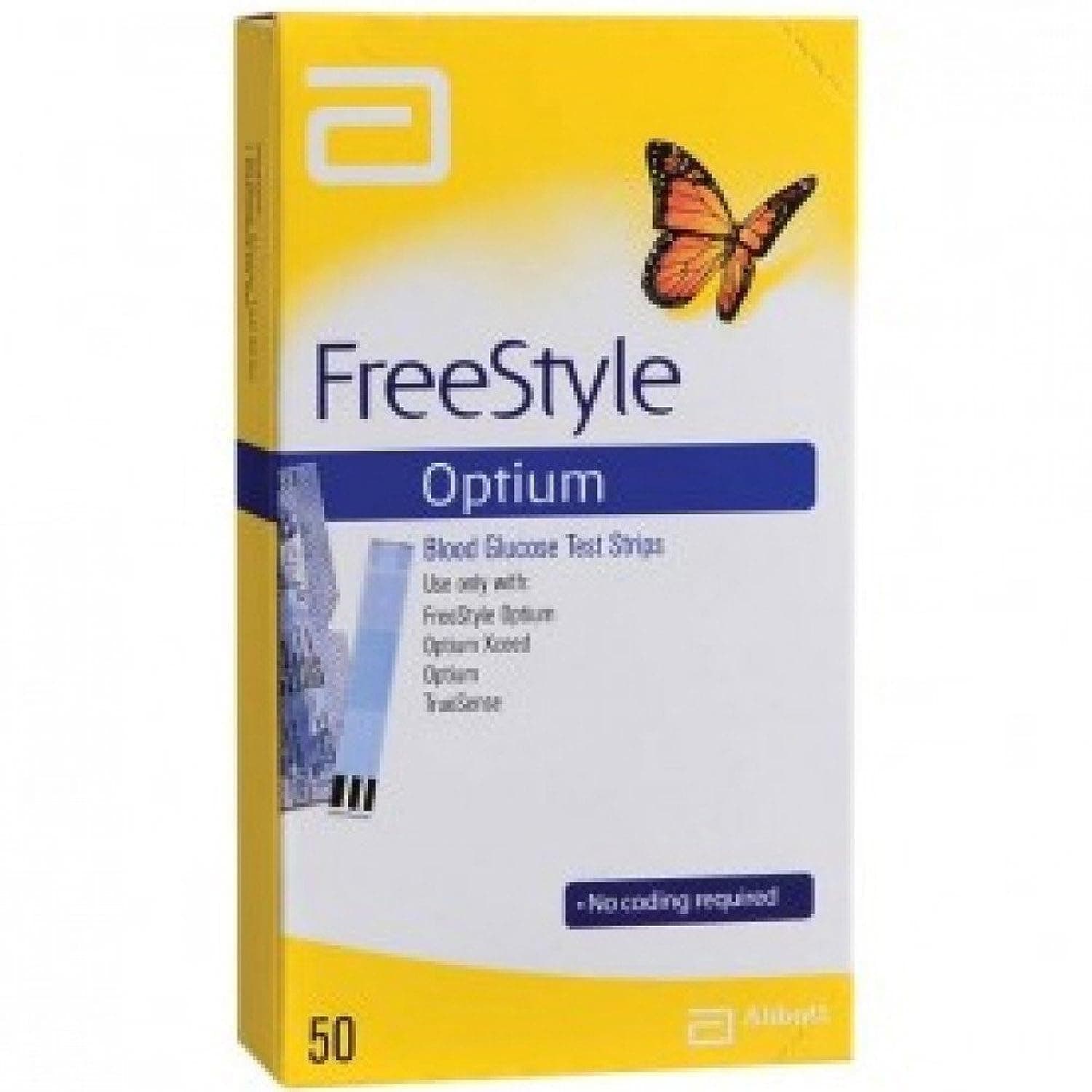 Medisense Freestyle Optium Gluco 50 Strip 100