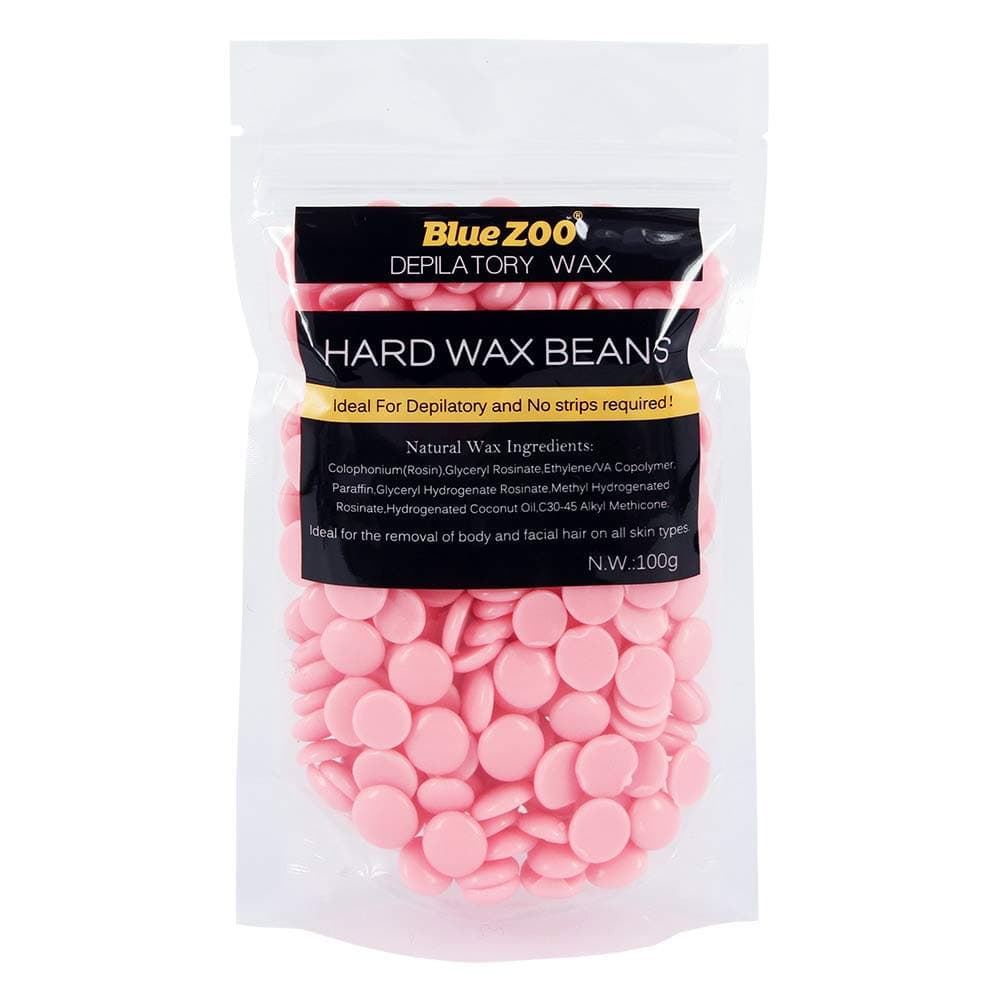 Bluezoo Depilatory Hard Wax Beans - 100 gms - Rose