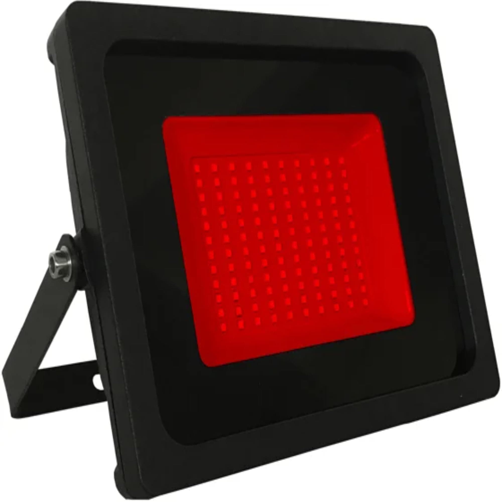 150W Red LED Slimline Floodlight, Waterproof Light, IP65 Rated Focus Light for Parking Lots and Commercial Lighting, Energy-Efficient A+ Rating, 1200W Equivalent with 120-Degree Beam Angle