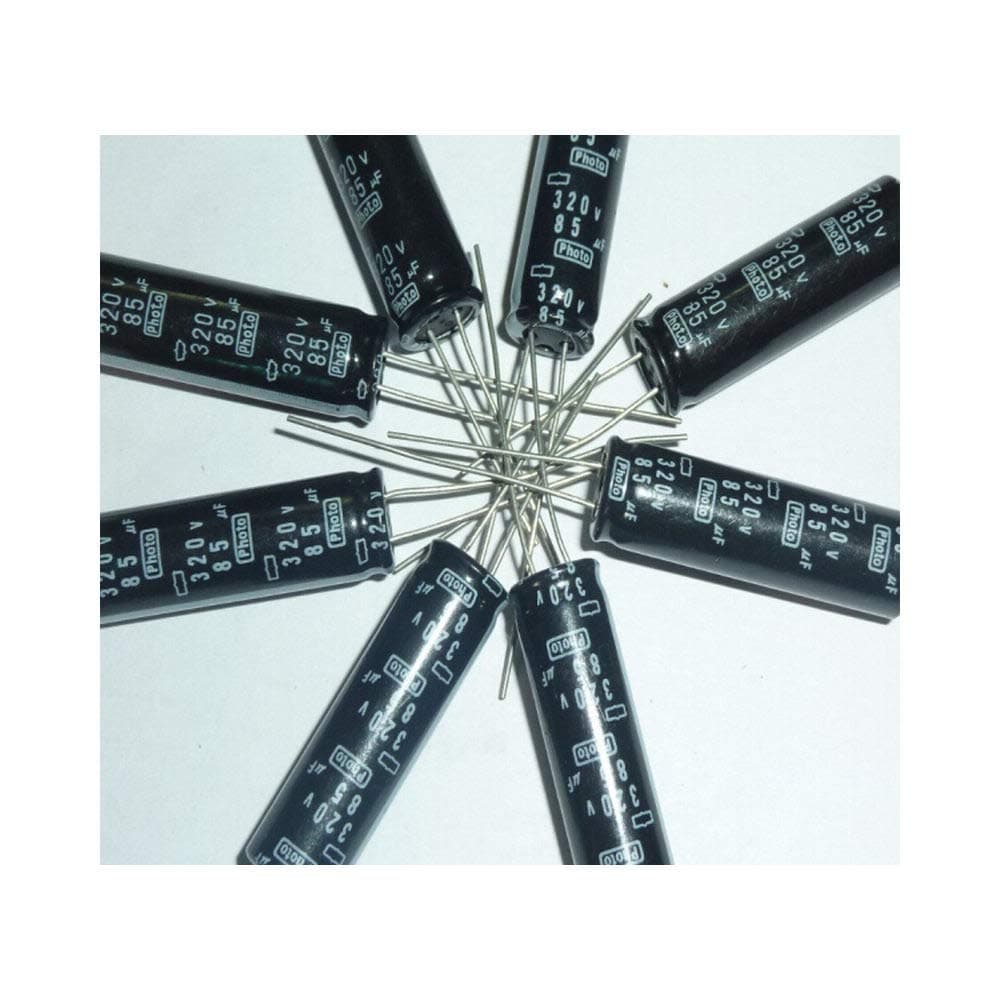 10pcs 85uF 320V Nippon Chemi-Con NCC Photo Flash Capacitor 10x33.5mm 320V85uF PH Capacitors Control circuit